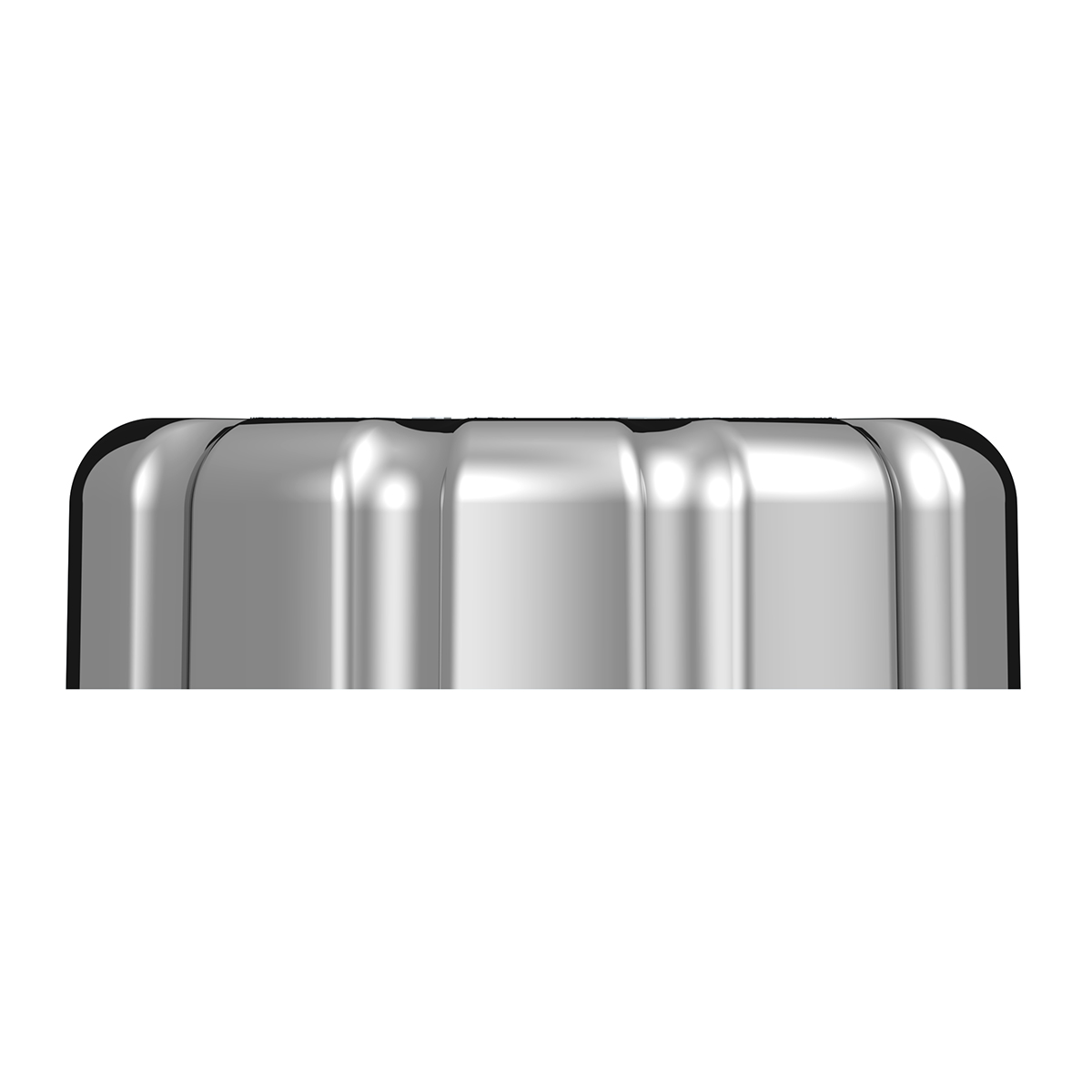 Chrome Plastic Fuel Cap Cover For Volvo - Locking - Thumbnail 3