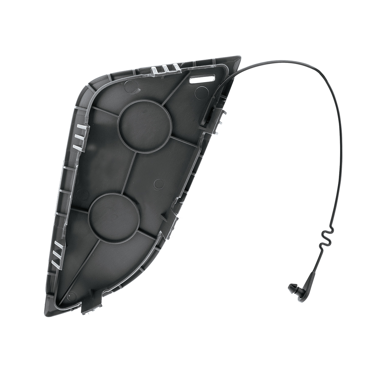 Black Tow Hook Access Cover For 2018-2024 Freightliner Cascadia - Passenger - Thumbnail 2