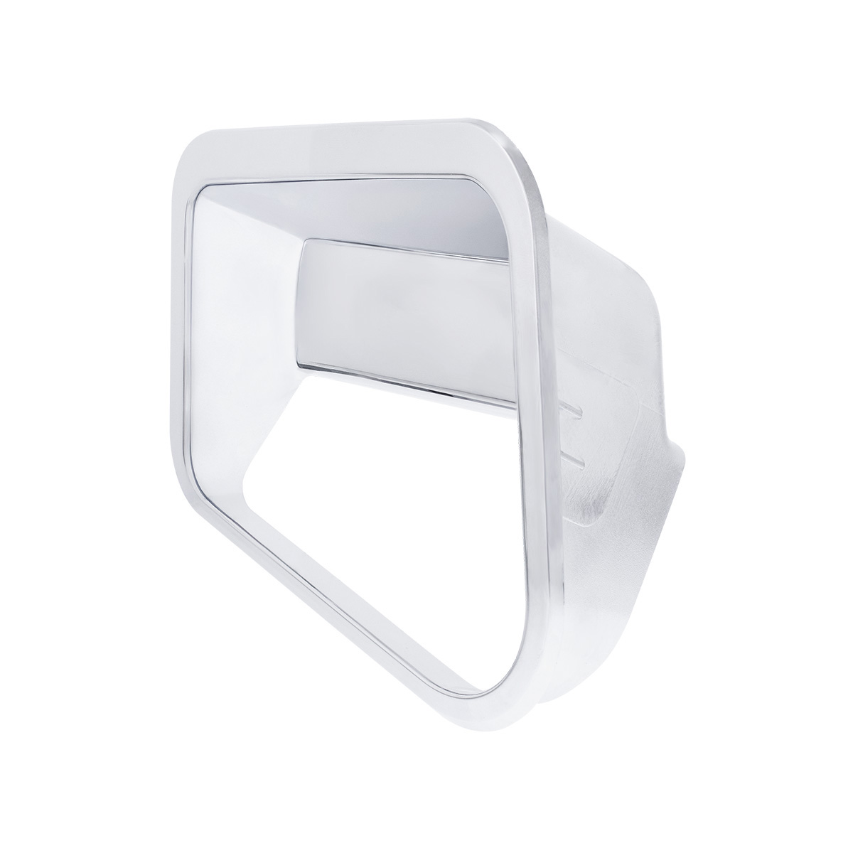 Chrome Plastic Fairing Latch Cover For 2018-2024 Volvo VNL-Passenger Front - Thumbnail 2