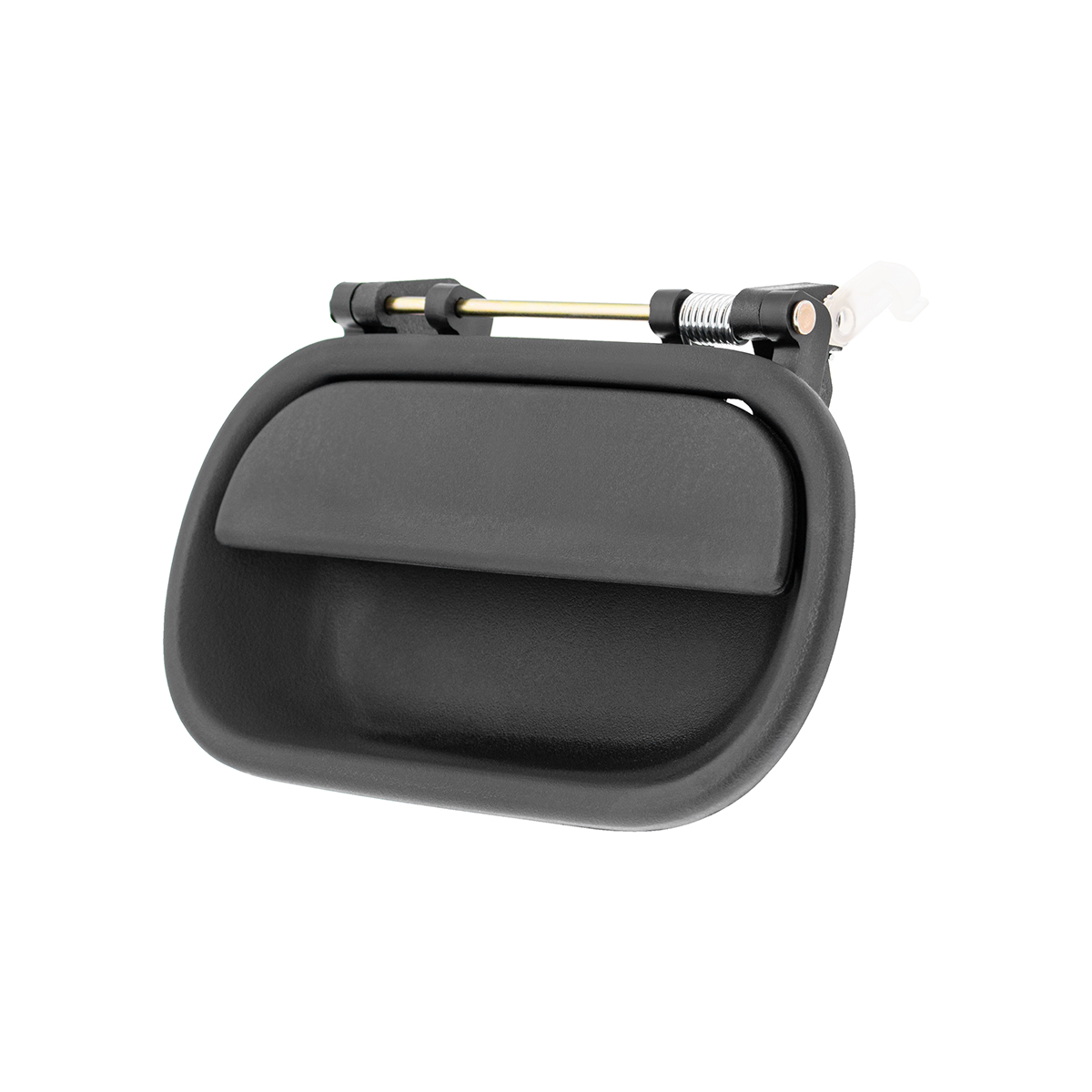 Black Plastic Exterior Door Handle For 1995-2007 Isuzu NPR - Passenger - Thumbnail 2