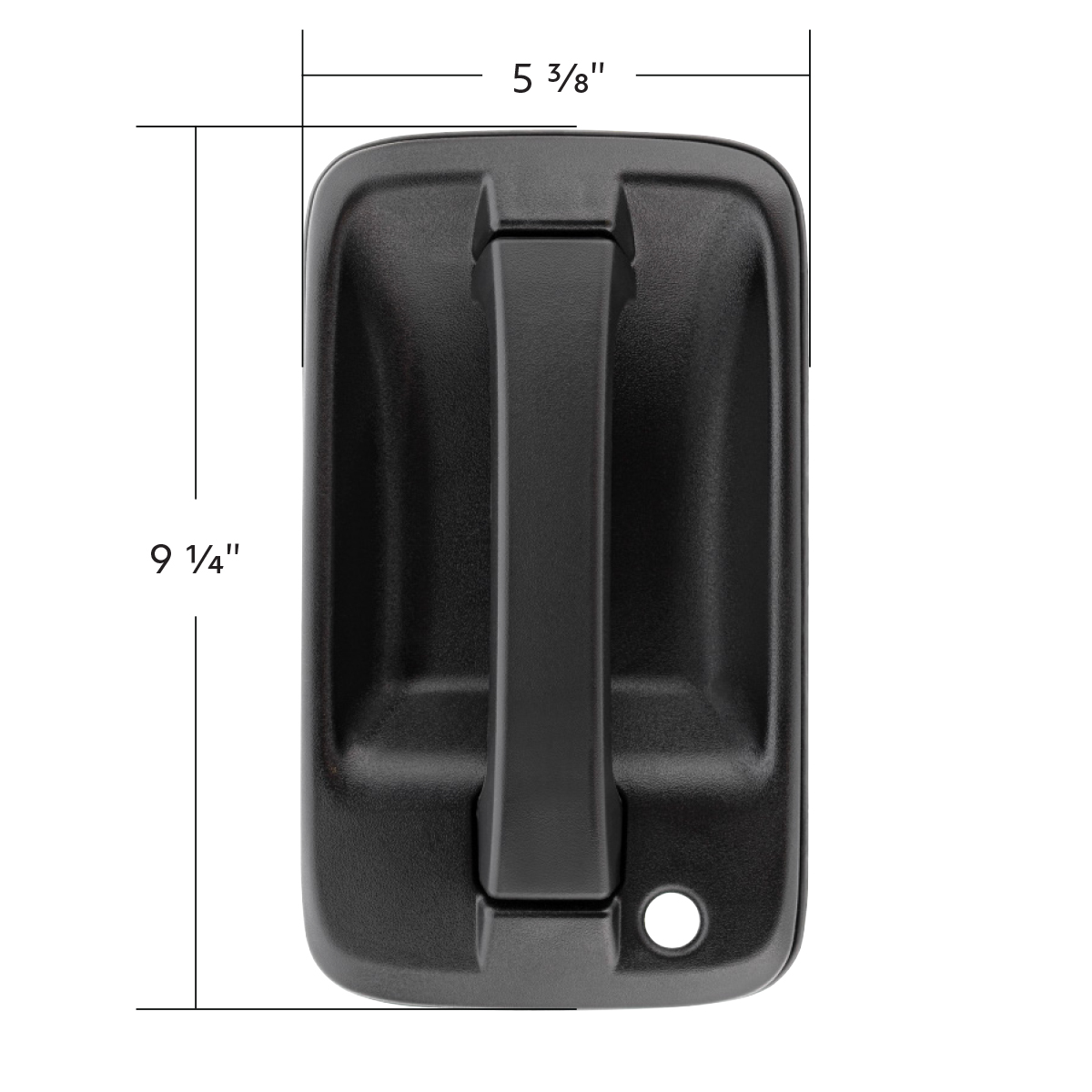 Black Plastic Exterior Door Handle For 2008-2017 Isuzu NPR - Driver - Thumbnail 5