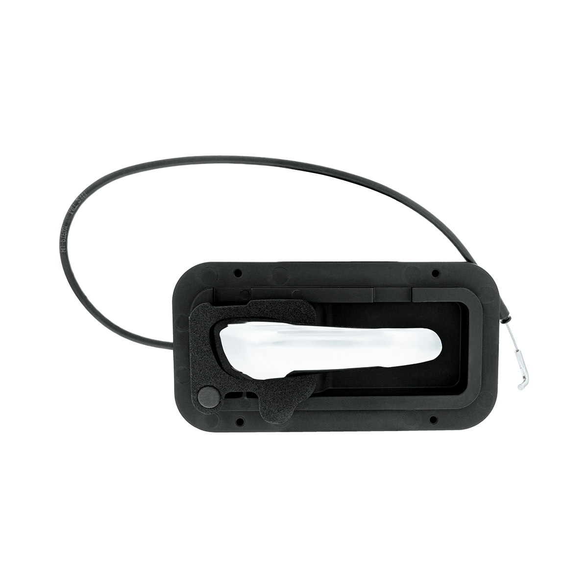 Chrome Interior Door Handle W/Cable & Base For Peterbilt 389 (2008-2023) And 386(2006-2016) - Passenger (Bulk) - Thumbnail 7