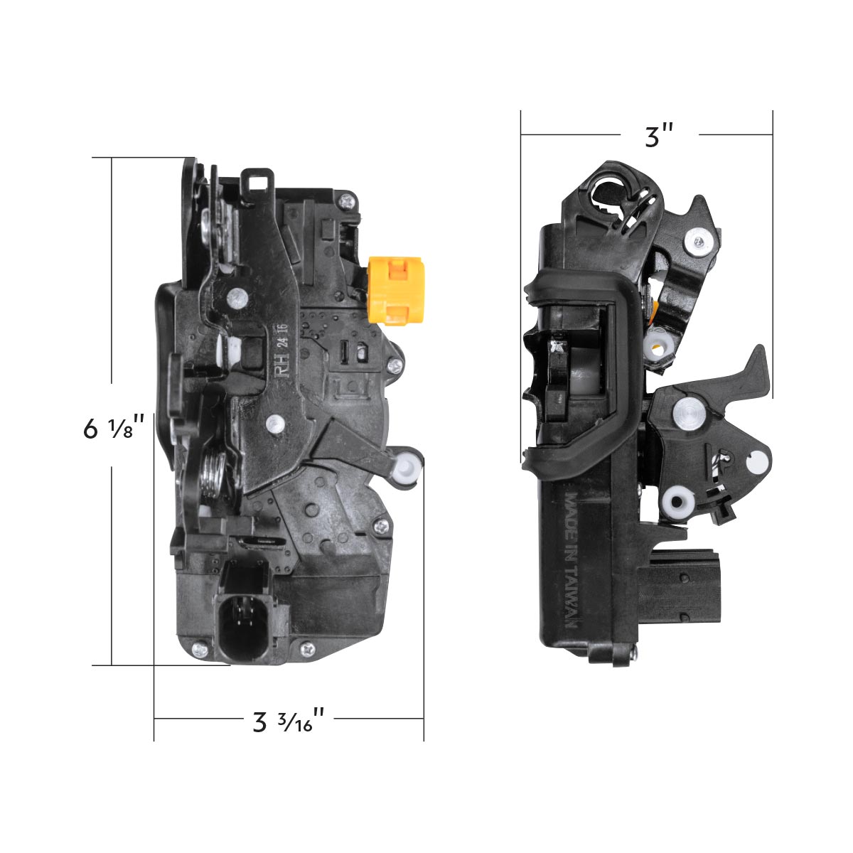 Door Latch Assembly For Peterbilt (5 Pin Motor)-Passenger - Thumbnail 5