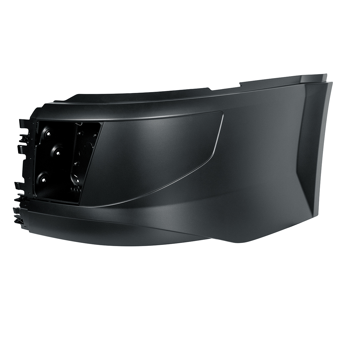 Bumper End With Fog Light For 2015-2017 Volvo VNL With Aero Style Bumper - Driver - Thumbnail 2