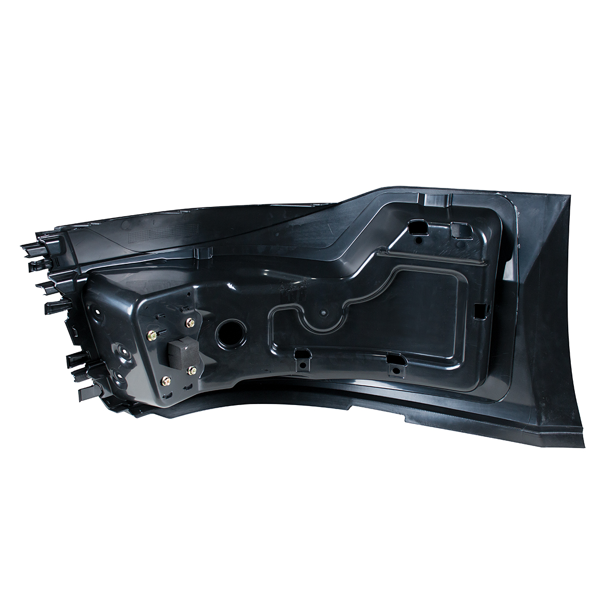 Bumper End Without Fog Light For 2015-2017 Volvo VNL Short Hood With Aero Style Bumper - Driver - Thumbnail 4