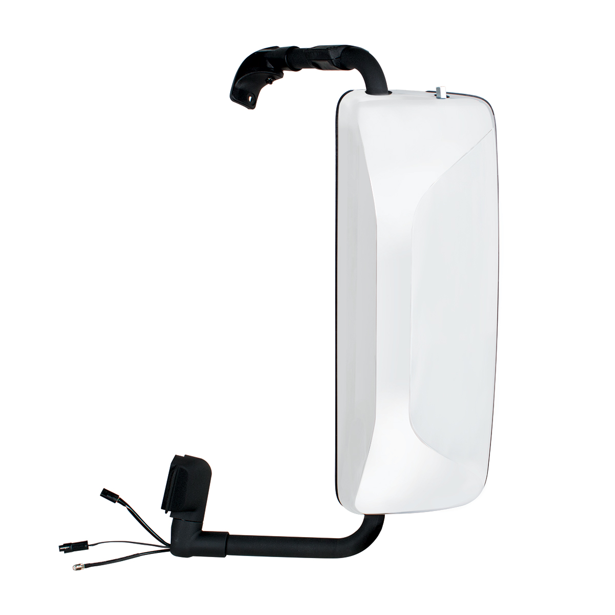 Chrome Mirror Assembly With LED Turn Signal For 2012-2017 Volvo VNL - Passenger - Thumbnail 3