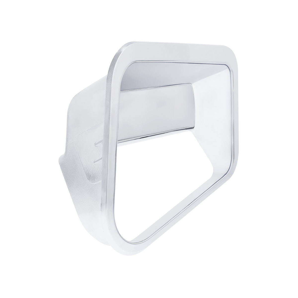 Chrome Plastic Fairing Latch Cover For 2018-2024 Volvo VNL-Driver Front - Thumbnail 2