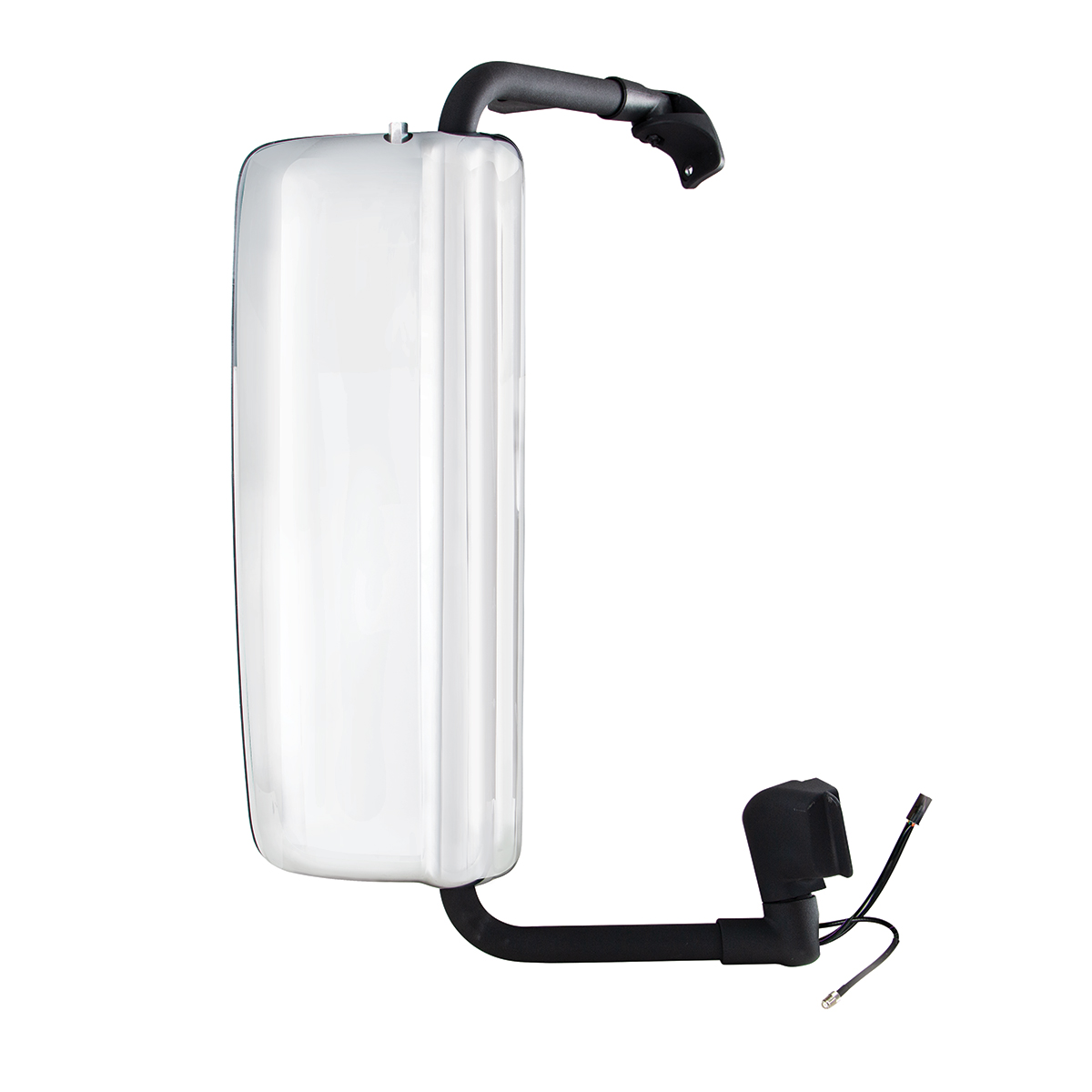 Chrome Heated Mirror Assembly For 2004-2012 Volvo VNL - Passenger - Thumbnail 2