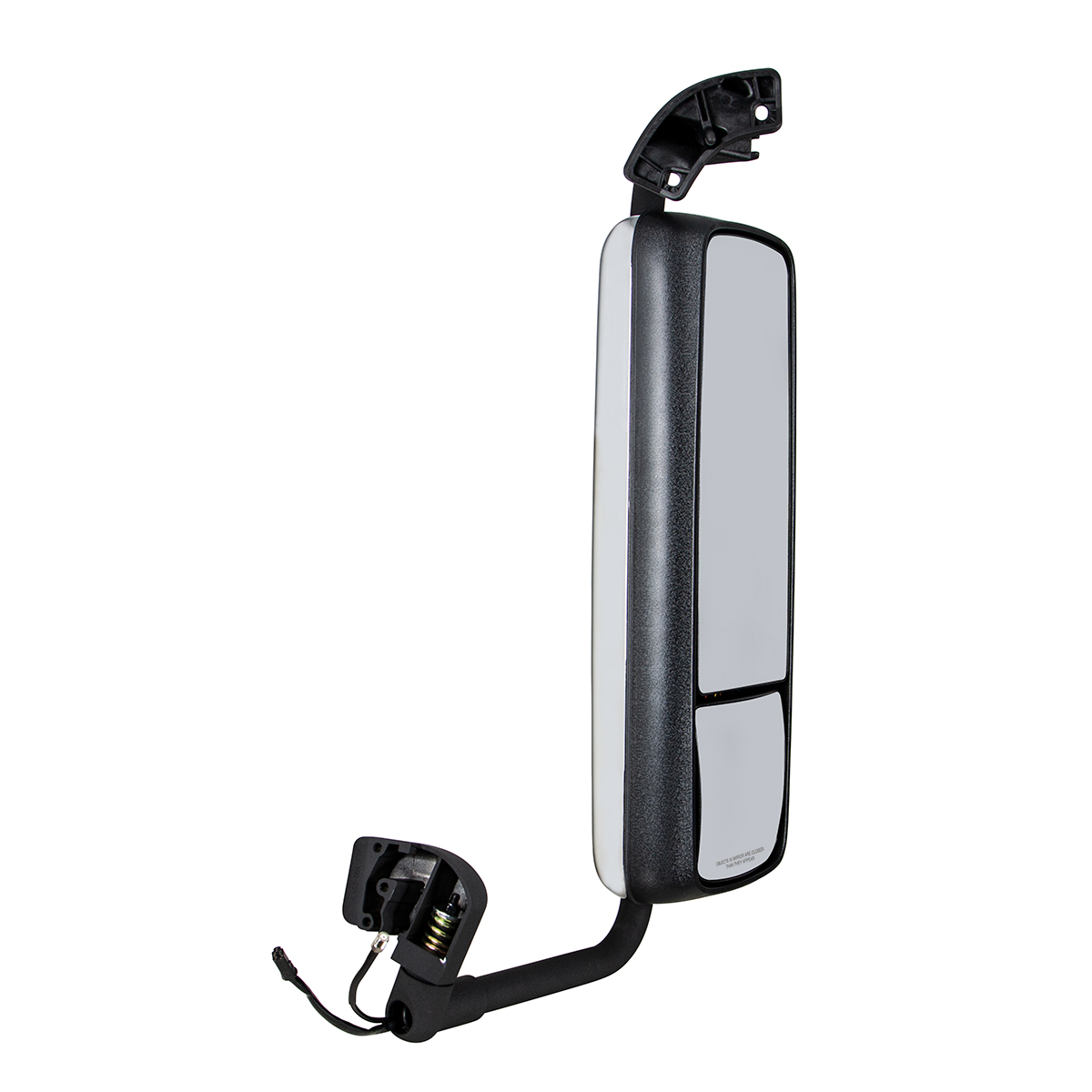 Chrome Heated Mirror Assembly For 2004-2012 Volvo VNL - Passenger - Thumbnail 3