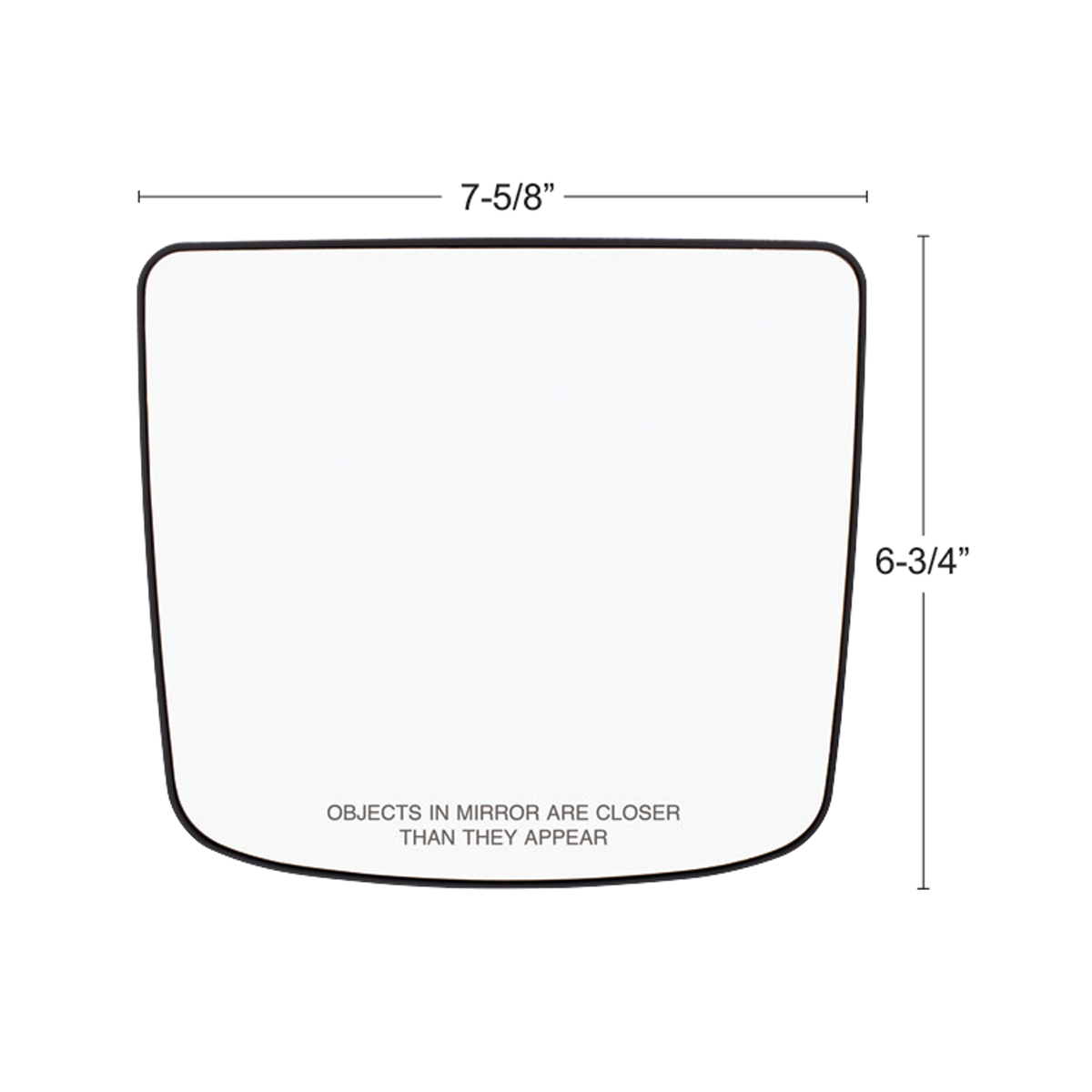 Auxiliary Convex Mirror For 2004-2012 Volvo VNL - Heated - Thumbnail 4