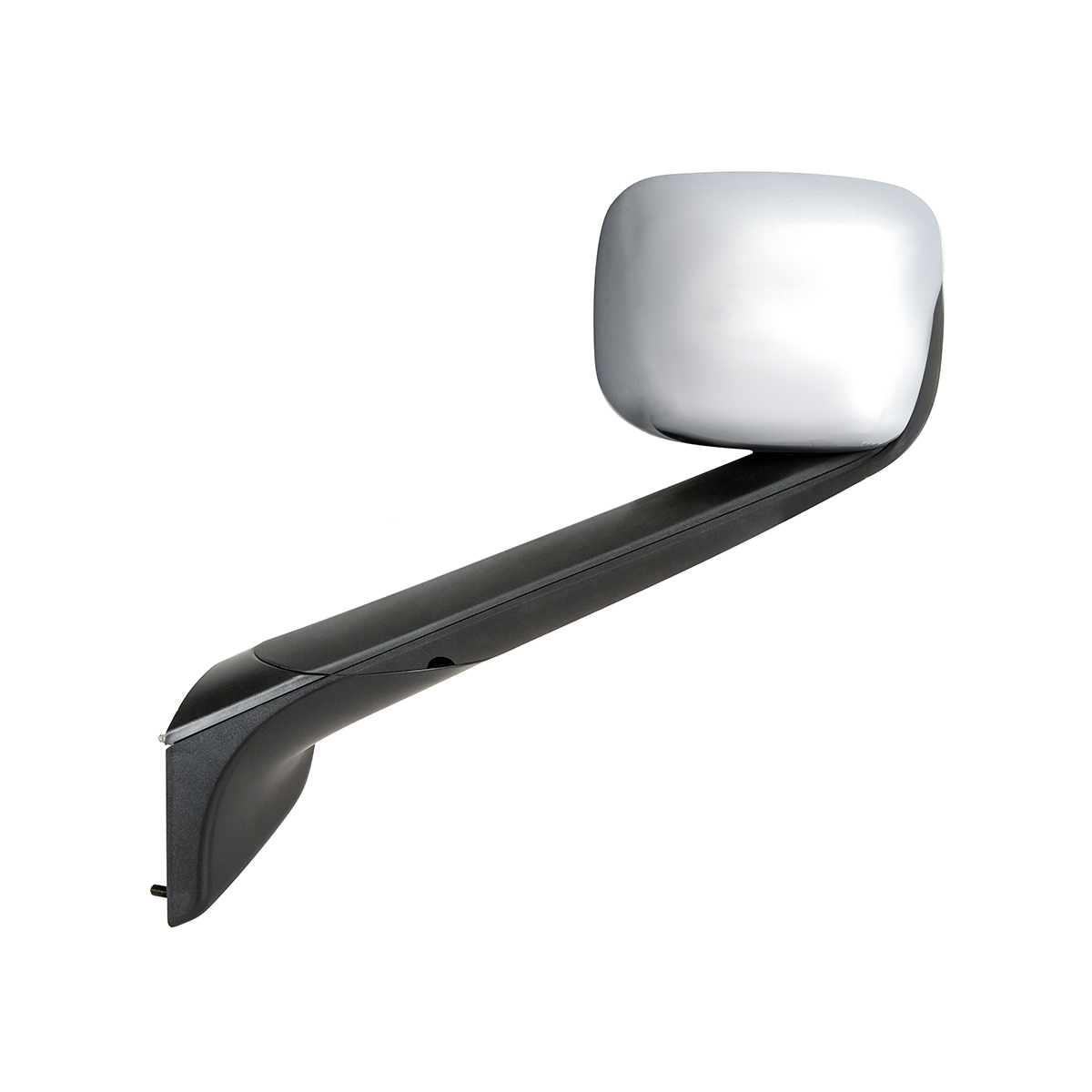 Chrome Hood Mirror With Heated Lens For 2018-2025 Freightliner Cascadia - Driver - Thumbnail 3