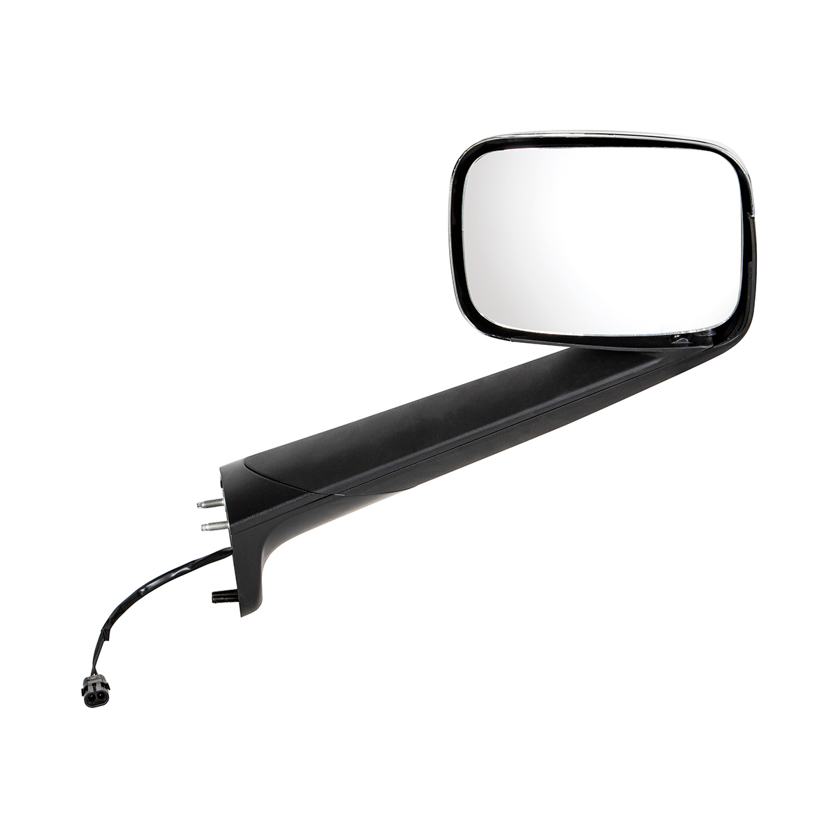 Chrome Hood Mirror With Heated Lens For 2018-2025 Freightliner Cascadia - Passenger - Thumbnail 6
