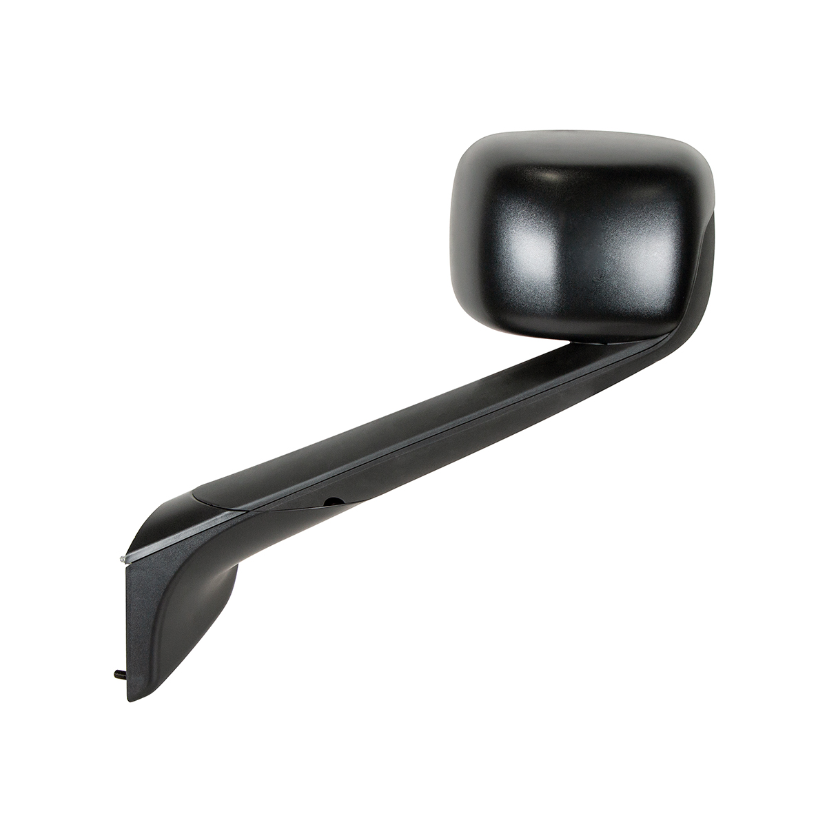 Black Hood Mirror With Heated Lens For 2018-2025 Freightliner Cascadia - Driver - Thumbnail 3