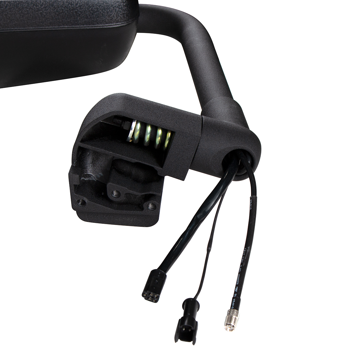 Black Mirror Assembly With LED Turn Signal For 2012 - 2017 Volvo VNL - Passenger - Thumbnail 5