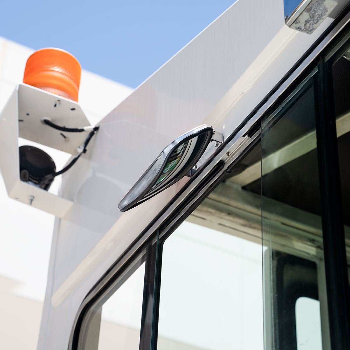 Rectangular 430 Stainless Steel Over Door Convex Mirror With Mounting Bracket - Thumbnail 2