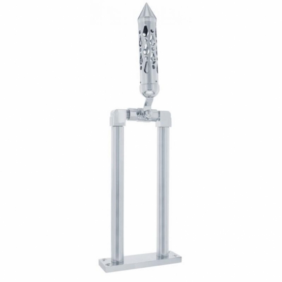 11" Chrome Air Horn Lever Set With "Brooklyn" Grip