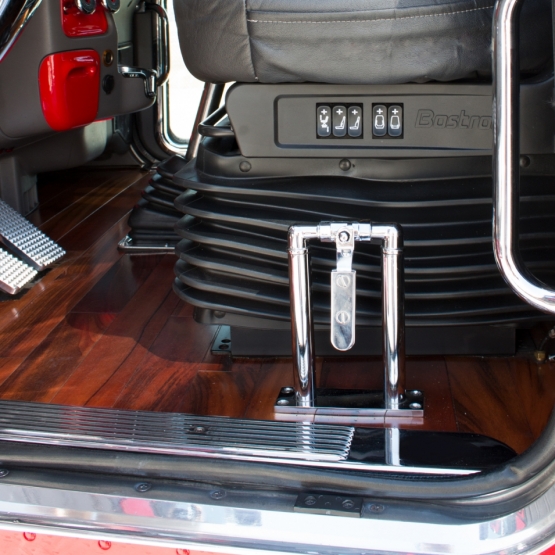 4" Chrome Air Horn Valve Lever With Stand Set - Thumbnail 2