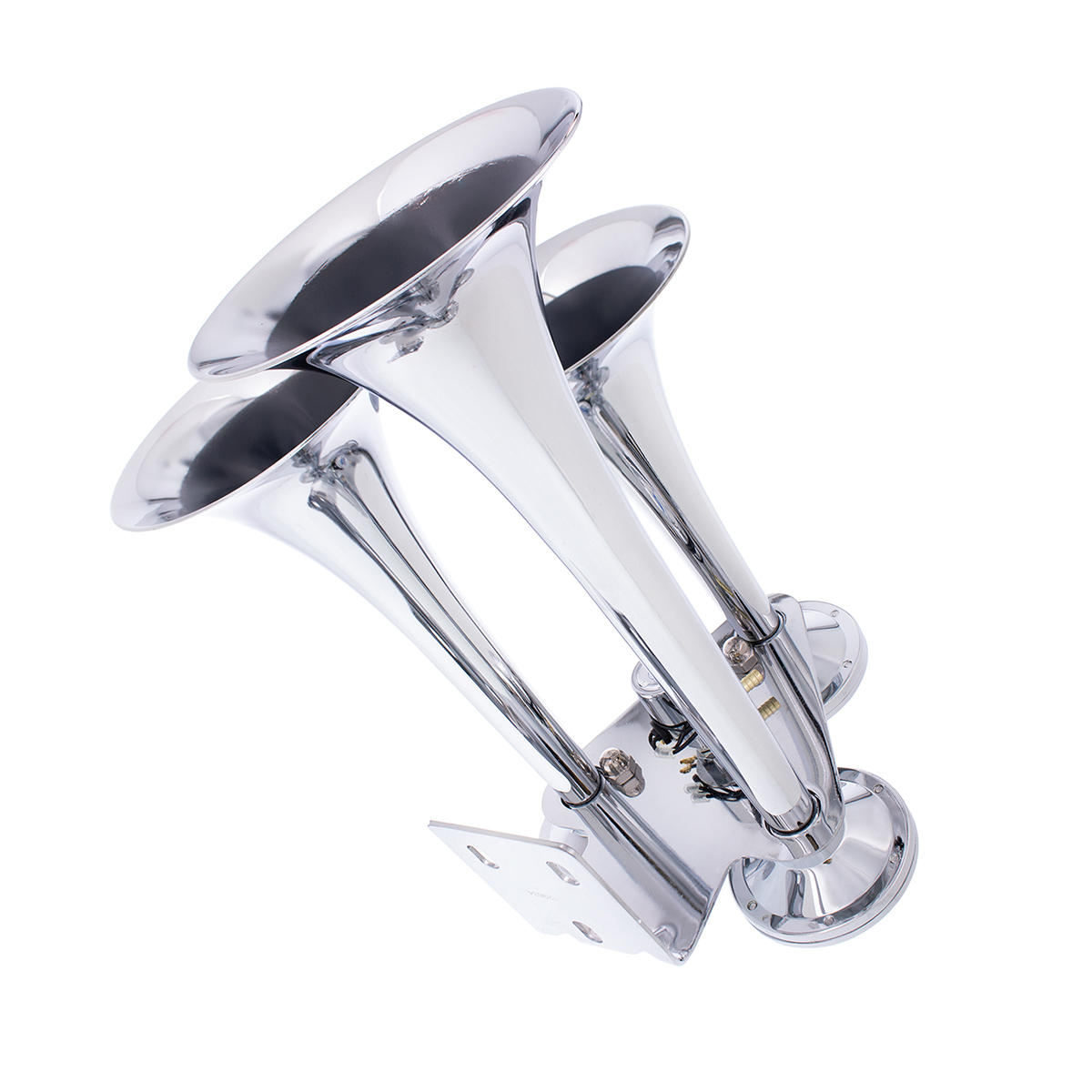 Chrome 3 Trumpets Train Horn - Thumbnail 8