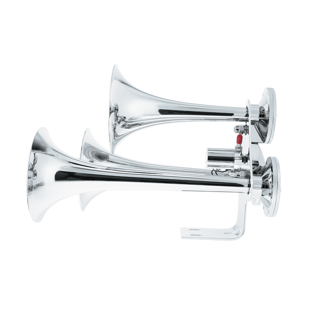 3 Trumpets "Competition Series" Chrome Train Horn - Thumbnail 2