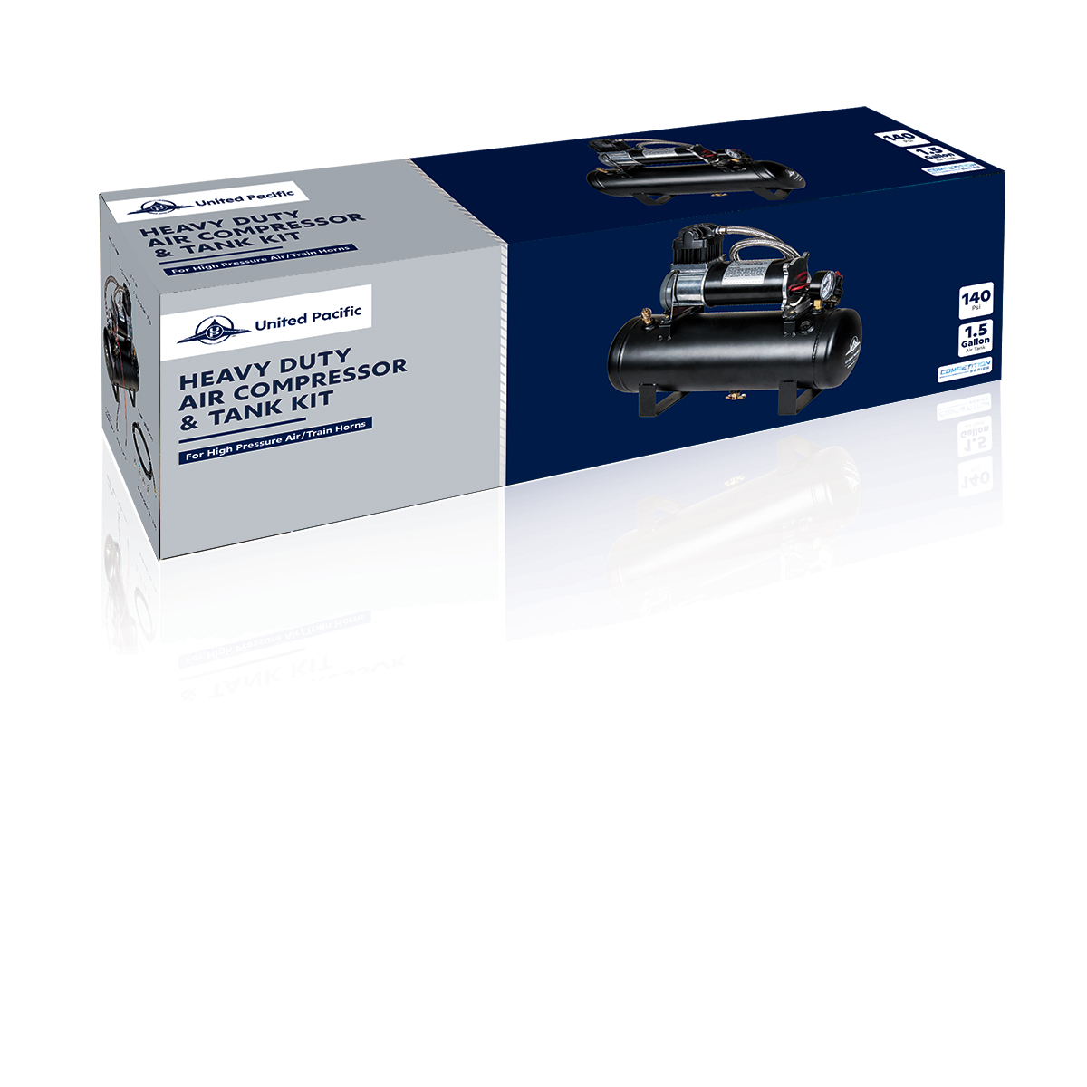 Heavy Duty 12V 150 PSI Air Compressor & Tank Kit - Competition Series - Thumbnail 5