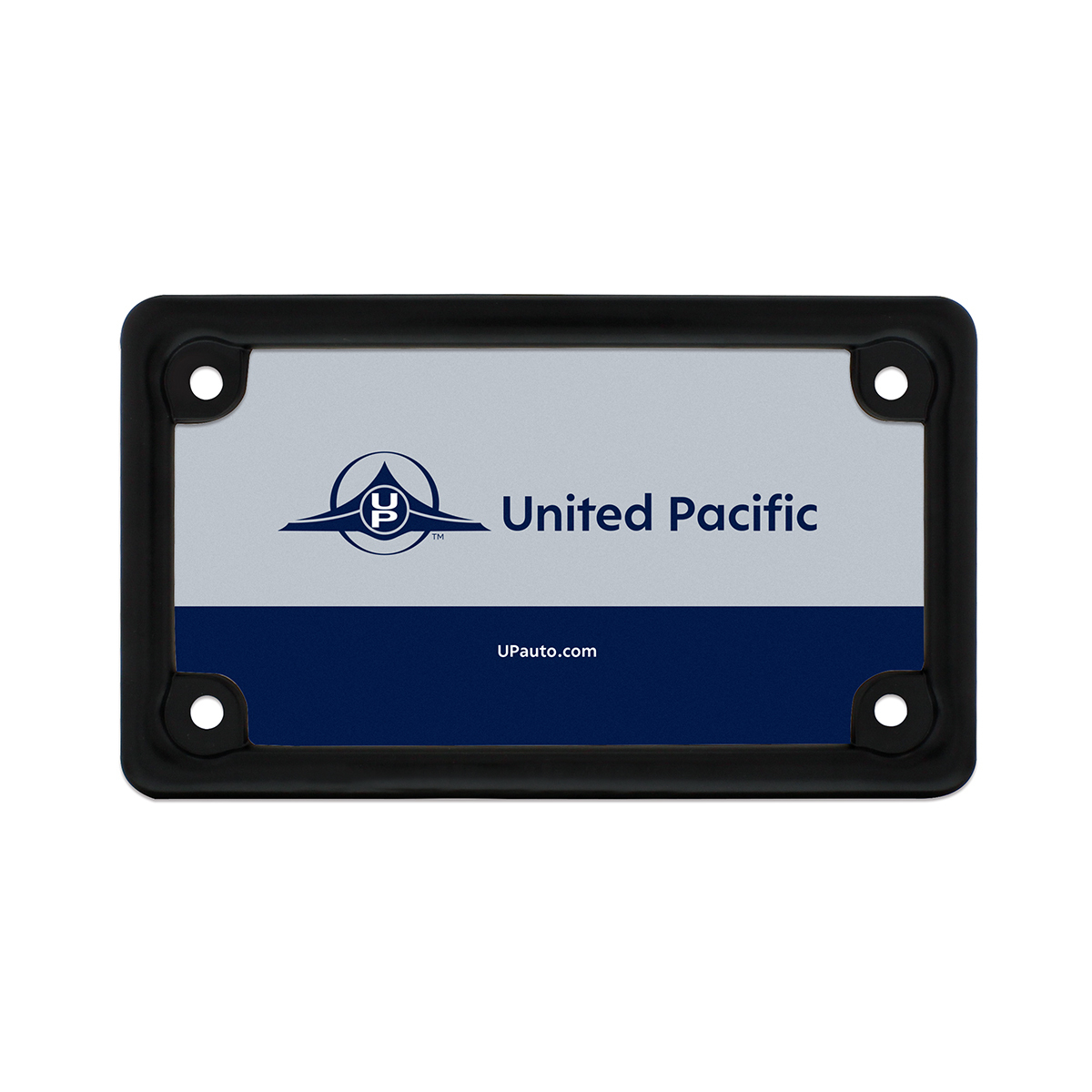 Black Motorcycle License Plate Frame - Thumbnail 4