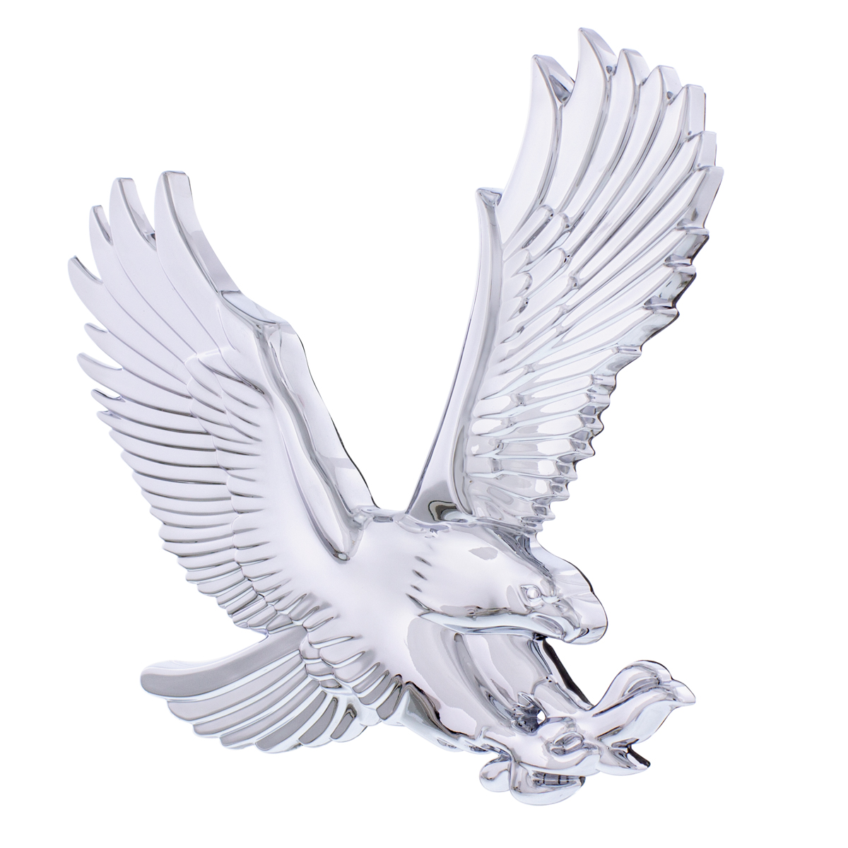 Chrome Plastic 3D Eagle Accent - Face Right - Thumbnail 2