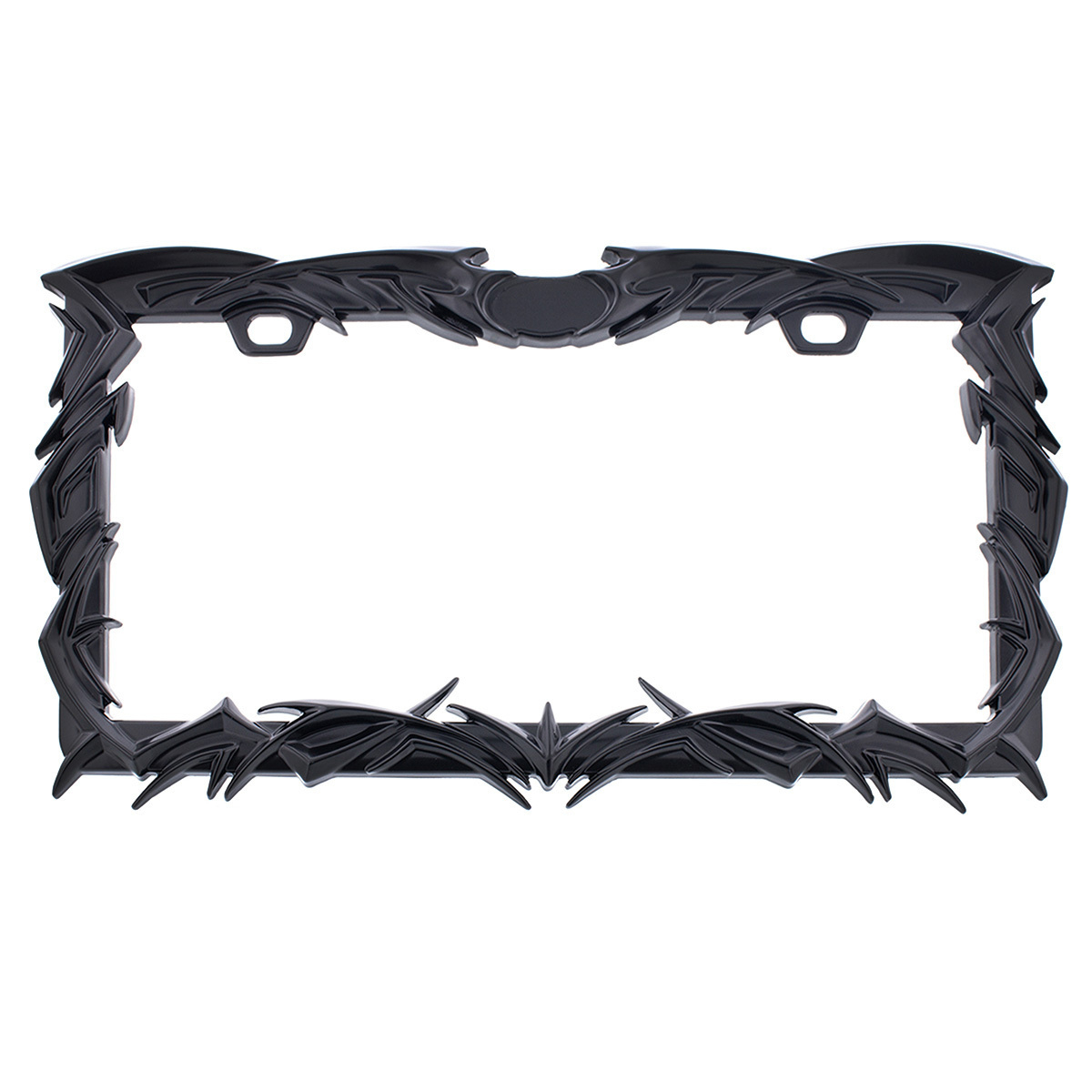 Tribal Flame License Plate Frame - Black - Thumbnail 7