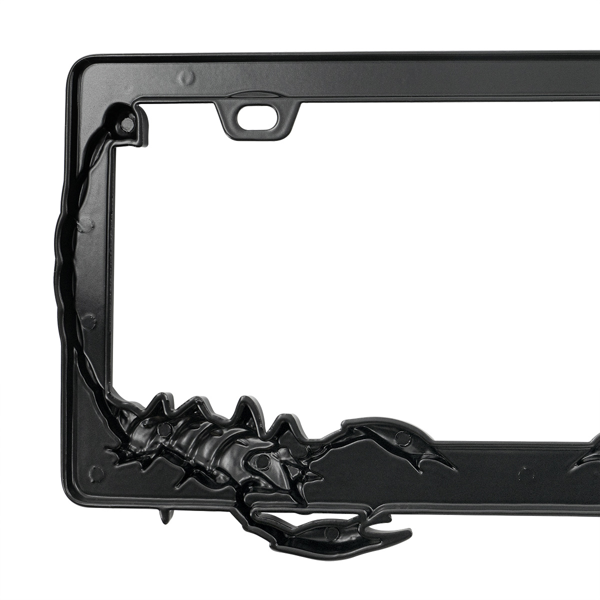 Scorpion License Plate Frame - Black - Thumbnail 4