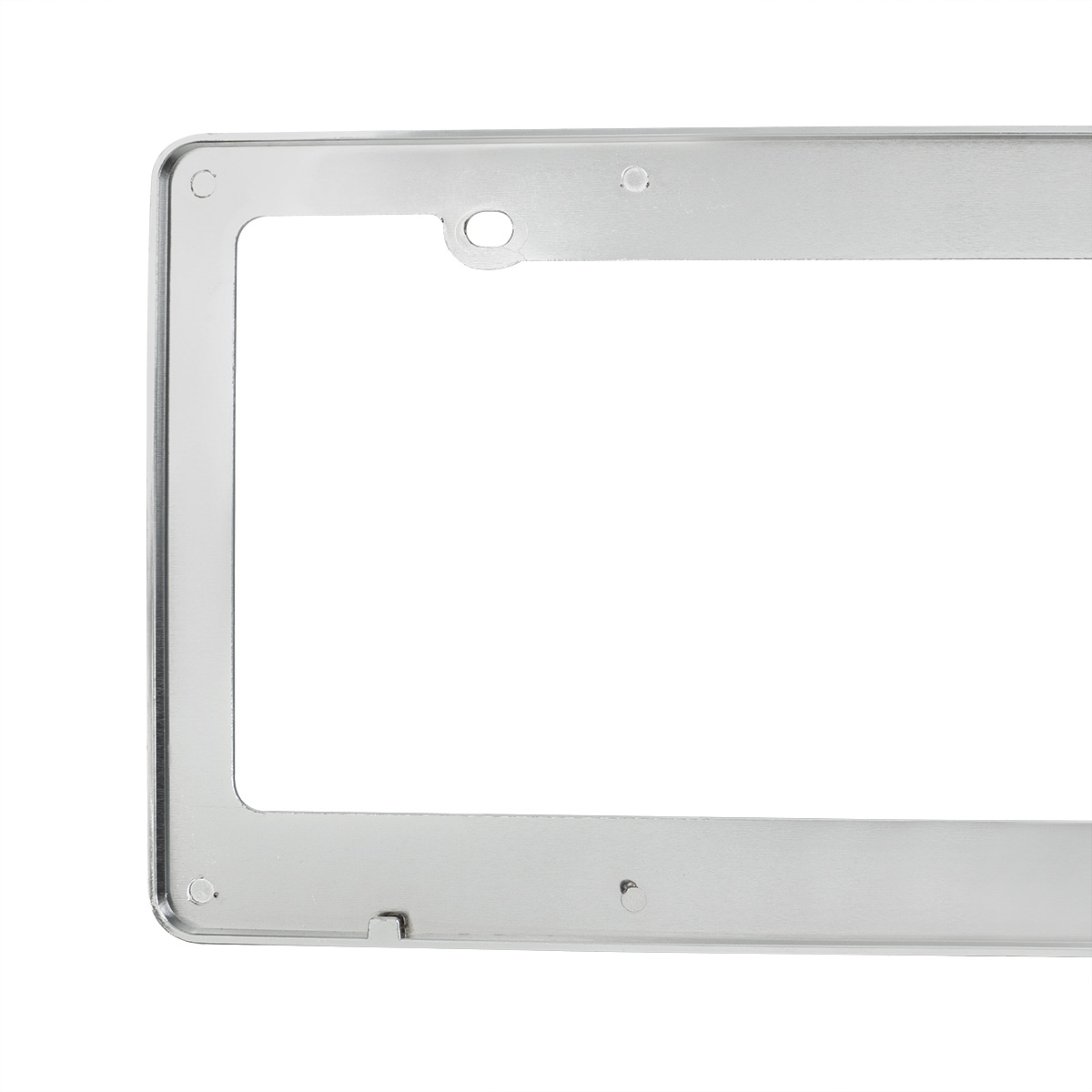 Diamond Plate License Plate Frame - Chrome - Thumbnail 4