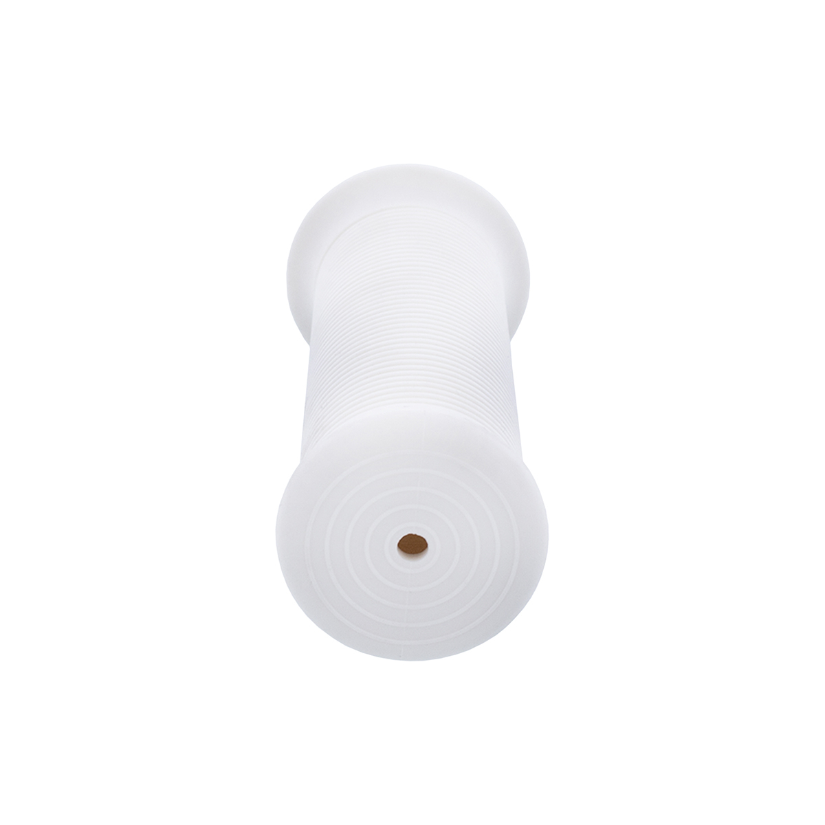 White Motorcycle Rubber Grip Set - 1" or 1-1/8" (25/28mm) (Bulk) (Pair) - Thumbnail 5