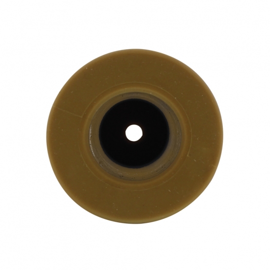 Natural Color Motorcycle Rubber Grip Set - 1" or 1-1/8" (25/28mm) (Bulk) (Pair) - Thumbnail 2