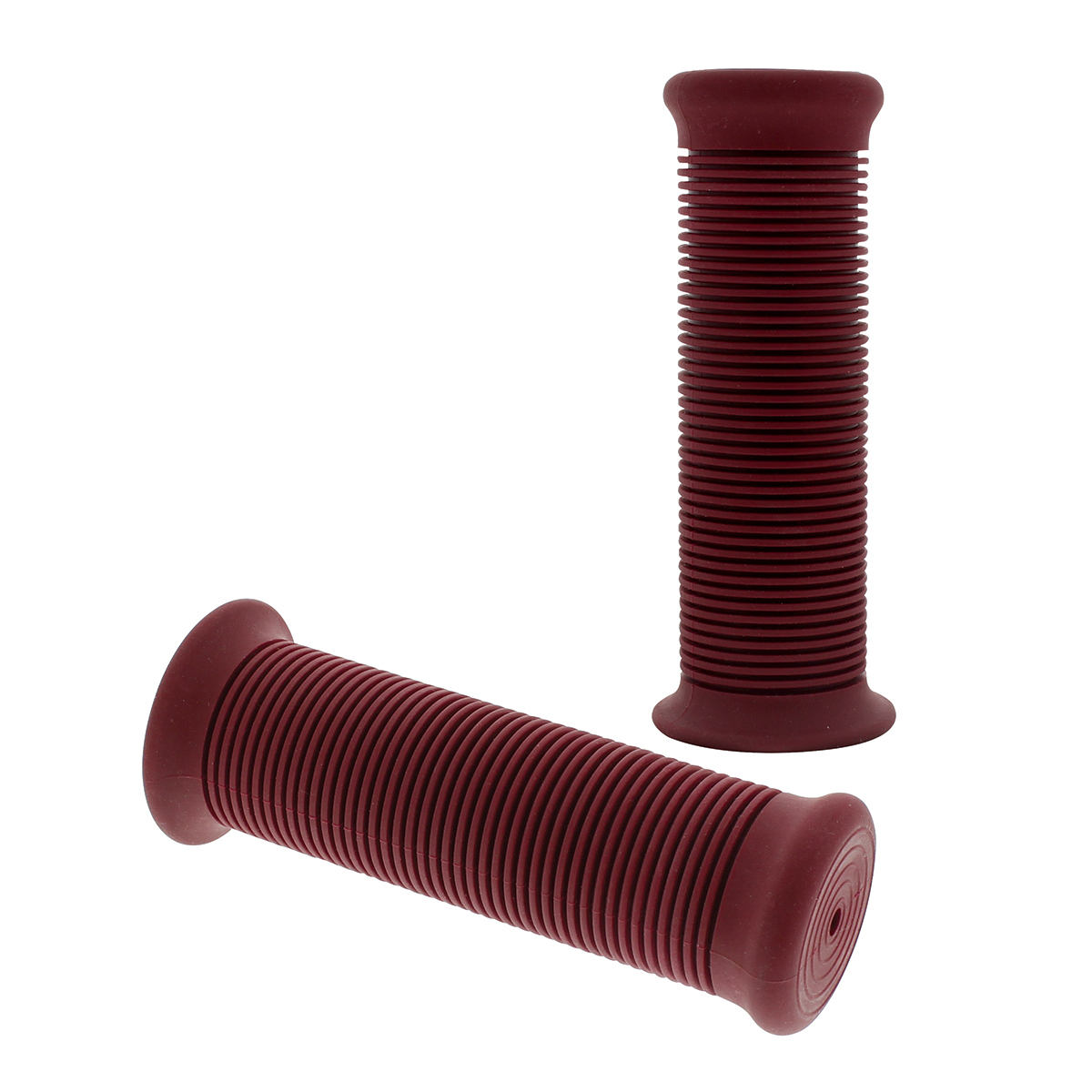 Red Motorcycle Rubber Grip Set - 7/8" or 1" (22/25mm) (Pair) - Thumbnail 4
