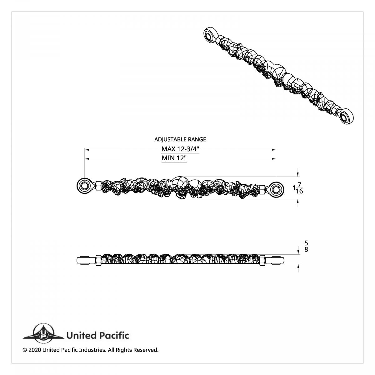 Chrome Skull Shift Linkage For Harley Motorcycle - Thumbnail 6