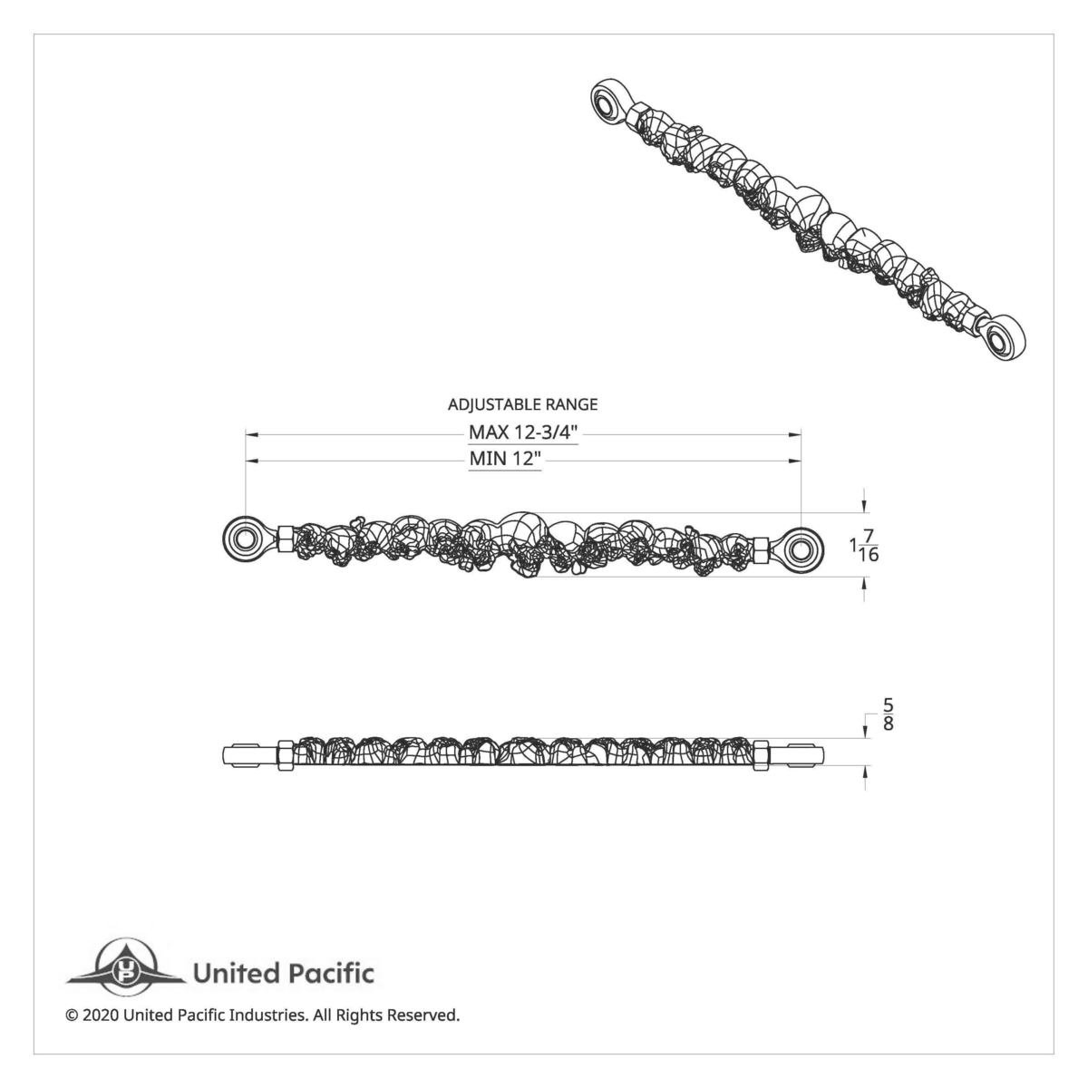 Chrome Skull Shift Linkage For Harley Motorcycle - Thumbnail 8
