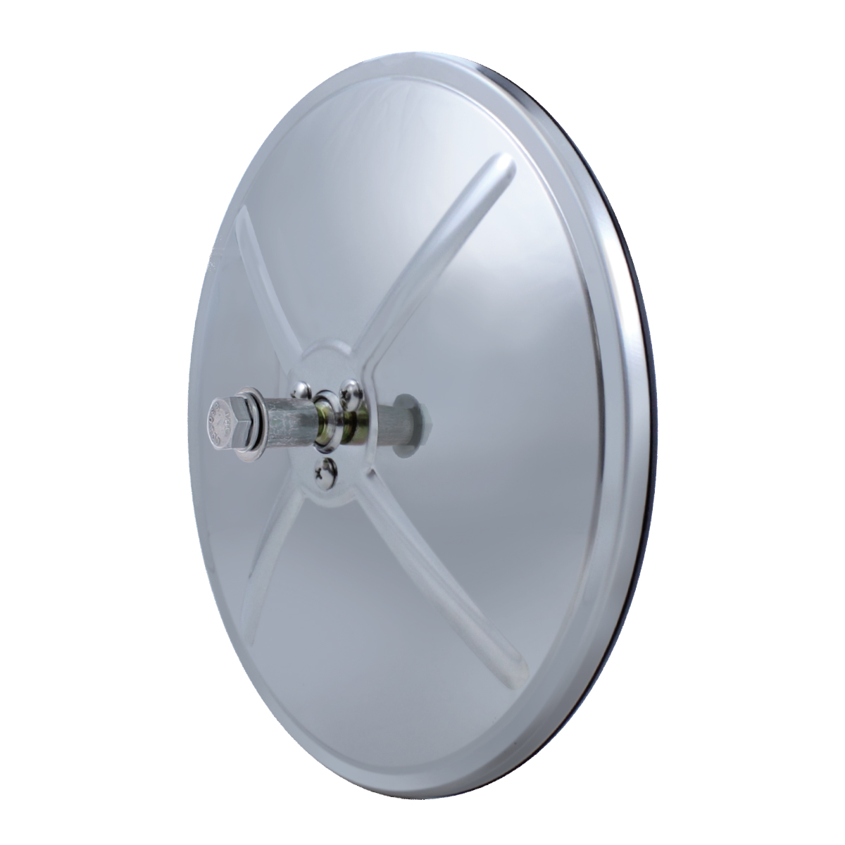 8-1/2" 430 Stainless Steel Full Dome Convex Mirror - Thumbnail 3