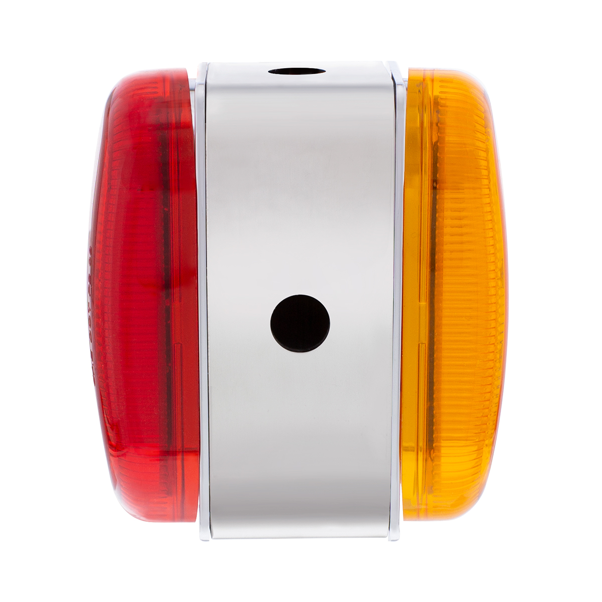 26 LED Dual Function Reflector Double Face Oval Light With SS Bracket - Amber & Red LED/Amber & Red Lens - Thumbnail 6