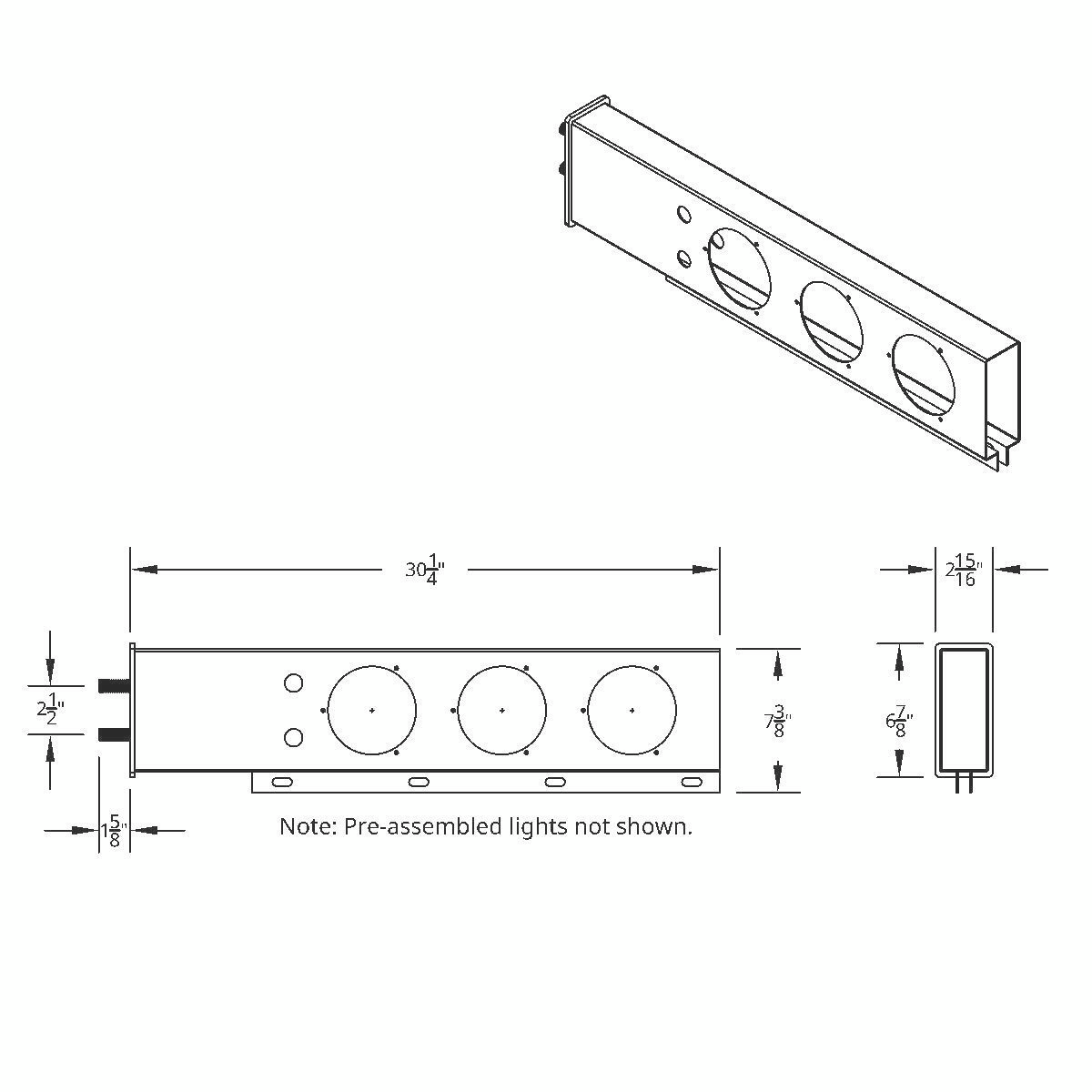 2.5" Bolt Pattern SS Spring Loaded Bar With 6X 4" 13 LED Abyss Lights - Red LED/Red Lens (Pair) - Thumbnail 6