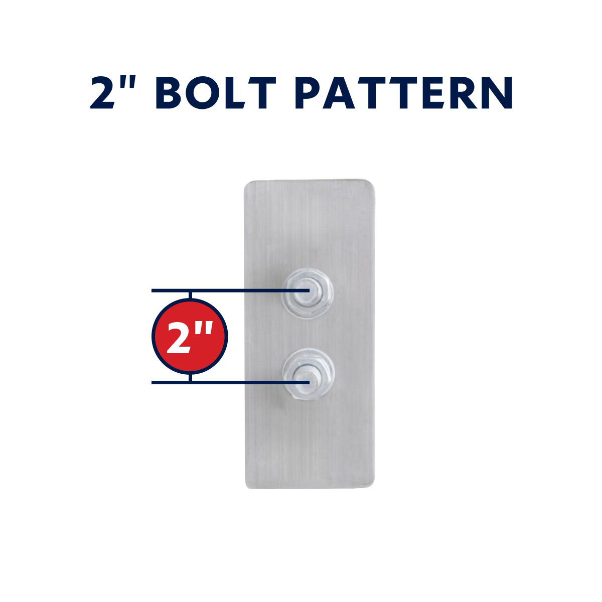 2" Bolt Pattern SS Spring Loaded Light Bar With 6X Double Fury 19 LED Lights & Visors-Red & Blue LED (Pair) - Thumbnail 5