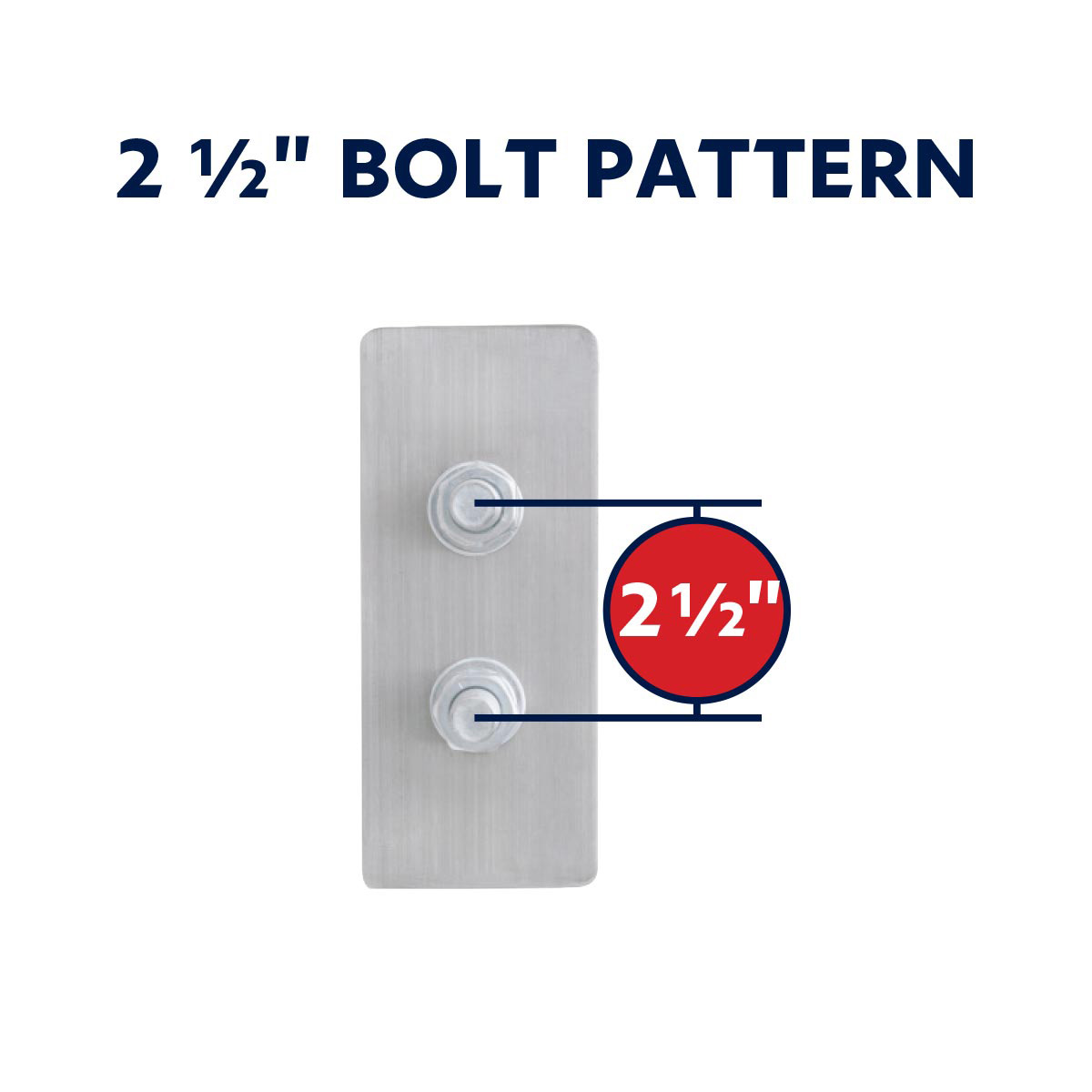 2.5" Bolt Pattern SS Spring Loaded Light Bar With 6X Double Fury 19 LED Lights & Visors-Red & Blue(Pair) - Thumbnail 5