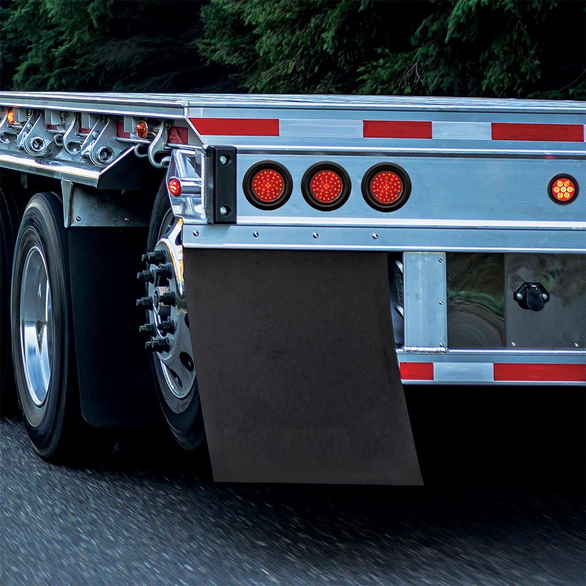 24" X 30" Black PROFLEX Mud Flap - Thumbnail 8