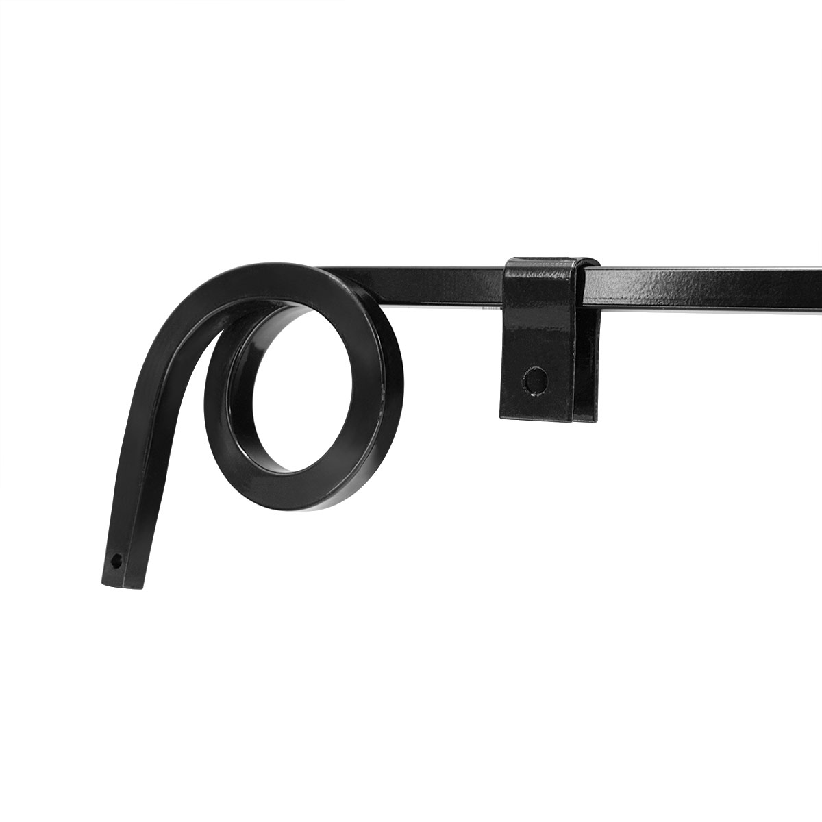 Black Angled Mud Flap Hangers With Mounting Hardware- 1 Coil (Pair) - Thumbnail 7