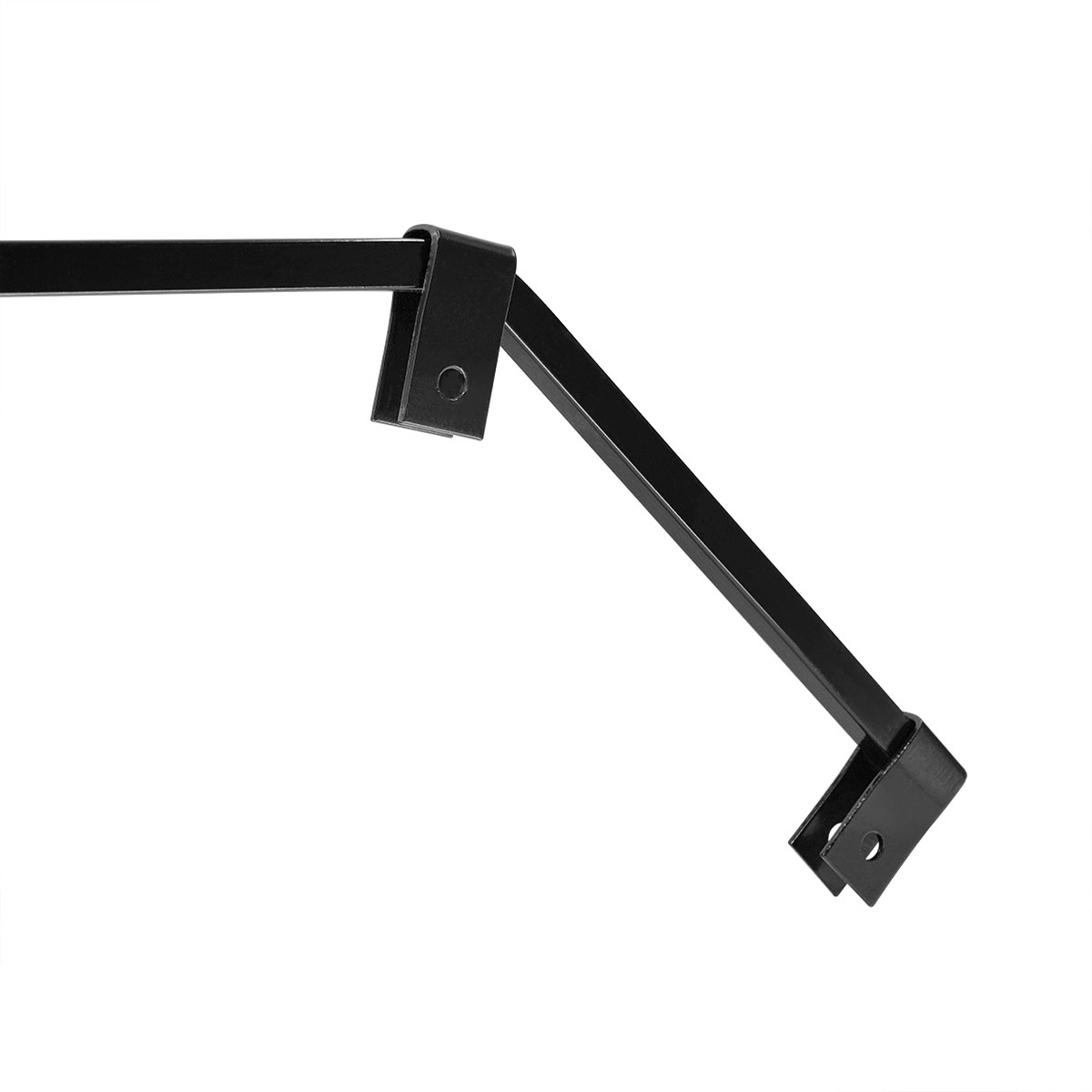 Black Angled Mud Flap Hangers With Mounting Hardware- 1 Coil (Pair) - Thumbnail 8