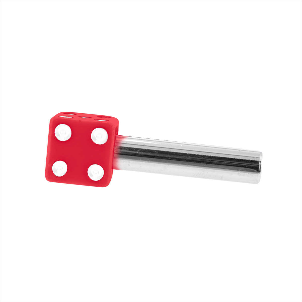 Dice Door Lock Knobs - Red (2Pc/Set) - Thumbnail 4