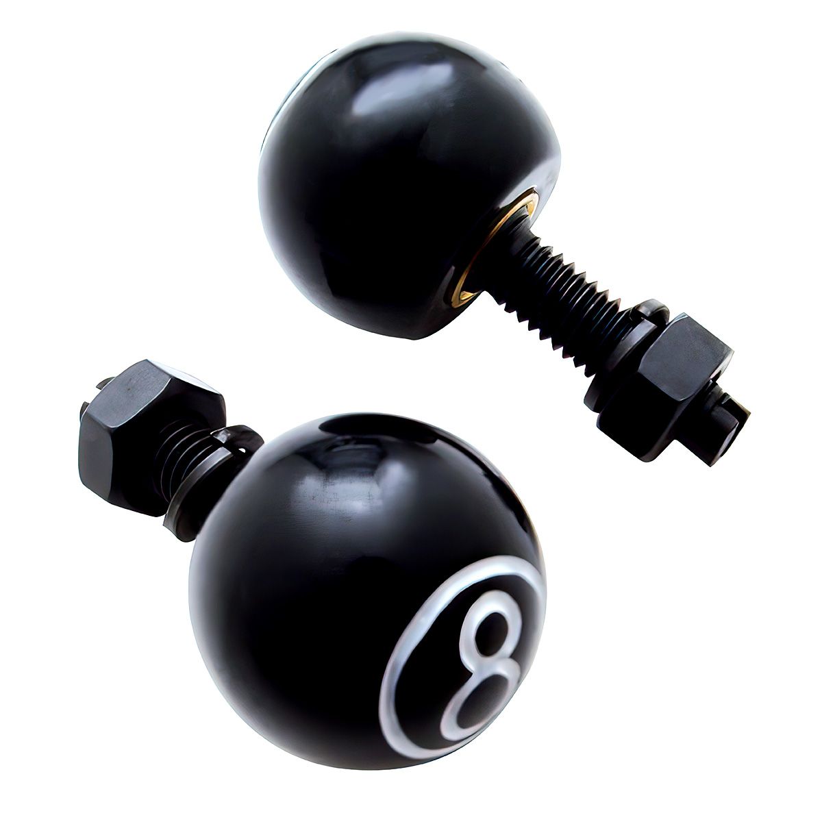 "8" Ball License Plate Fastener (2-Pack)