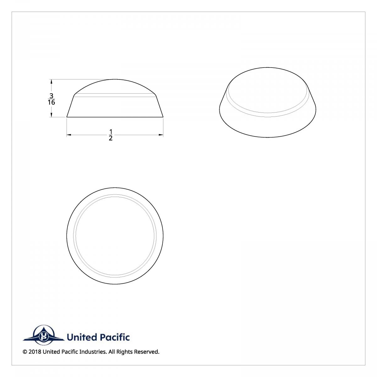 Chrome Plastic Snap-On Screw Head Cover For #6 And #8 Screw (10-Pack) - Thumbnail 2
