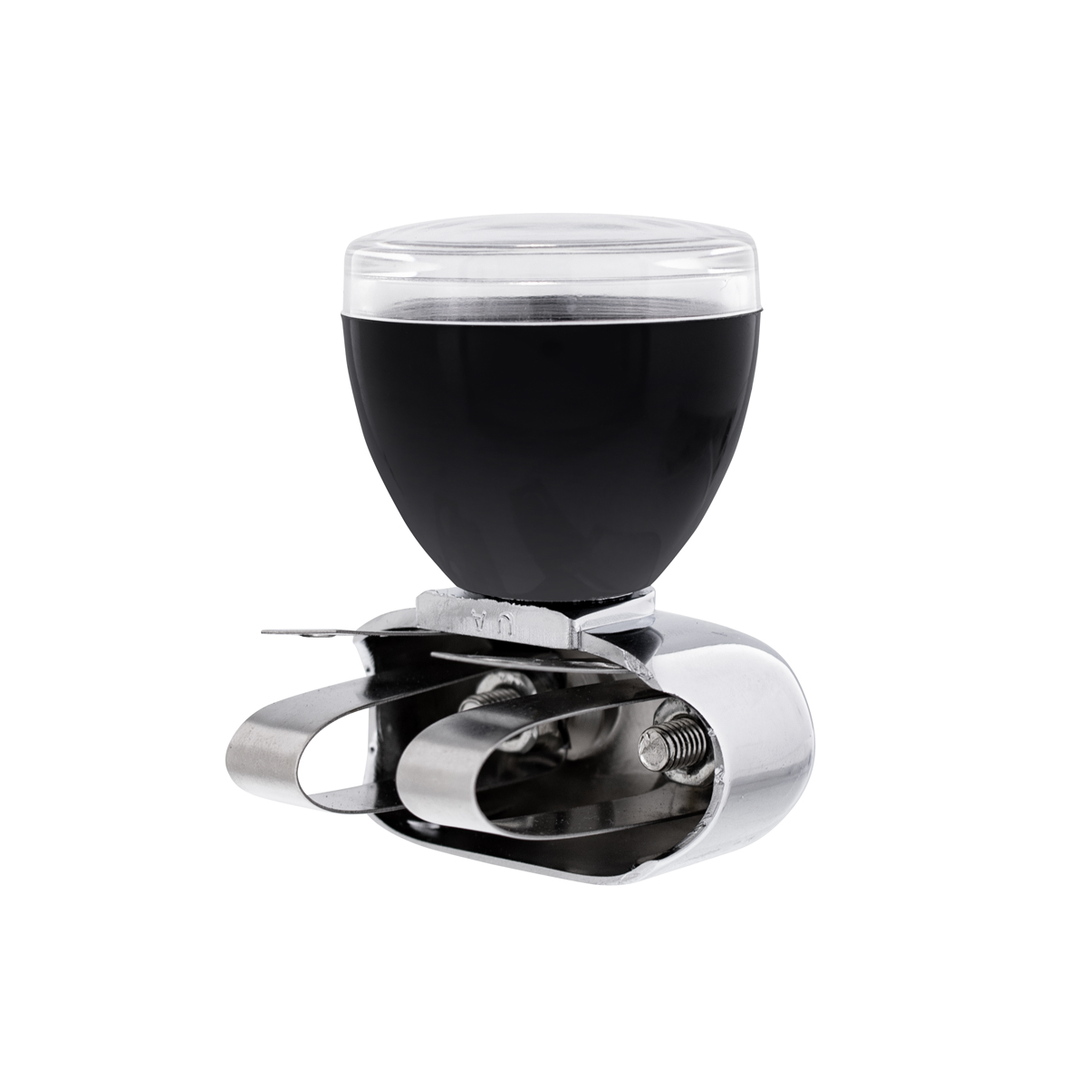 Vintage Steering Wheel Spinner With Clear Removable Top & Additional Flag Inserts - Thumbnail 5