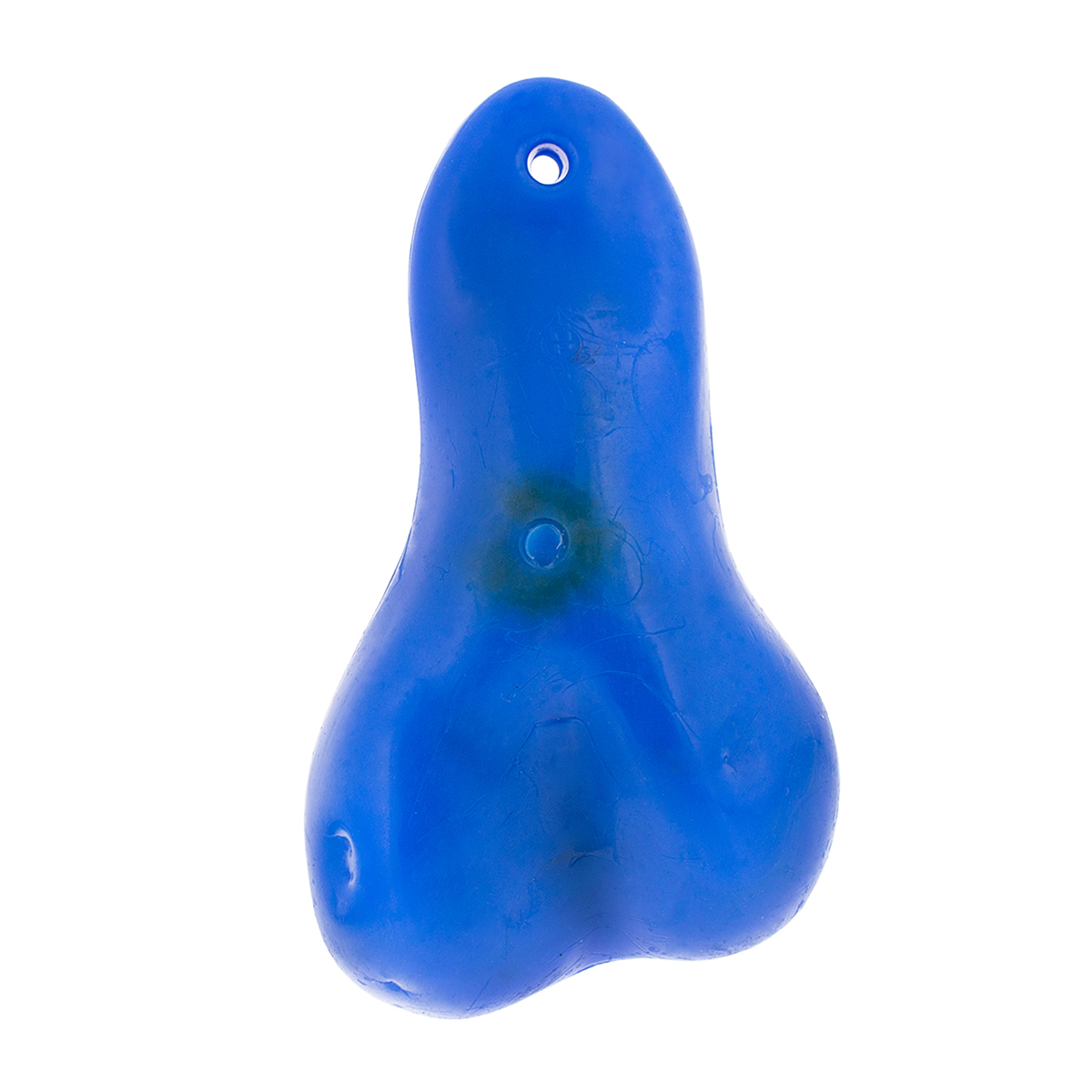 8-1/4" Tall Large Low-Hanging Rubber Balls - Blue - Thumbnail 4