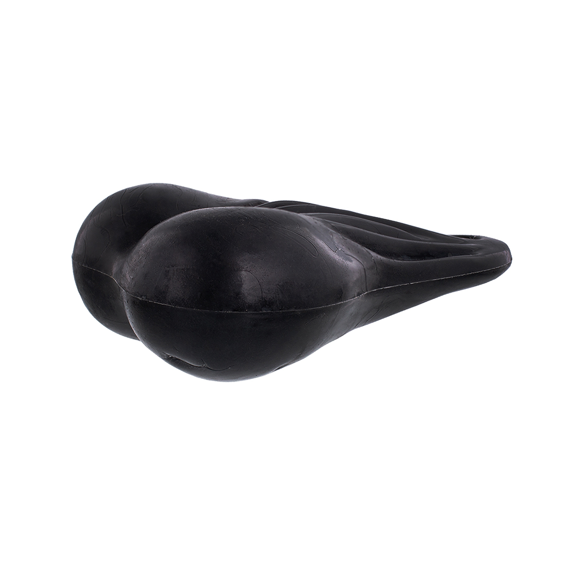 8-1/4" Tall Large Low-Hanging Rubber Balls - Black - Thumbnail 5