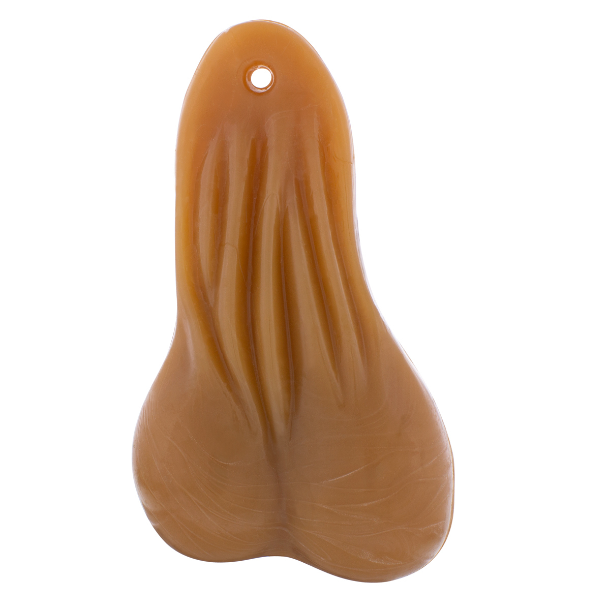 8-1/4" Tall Large Low-Hanging Rubber Balls - Tan - Thumbnail 4