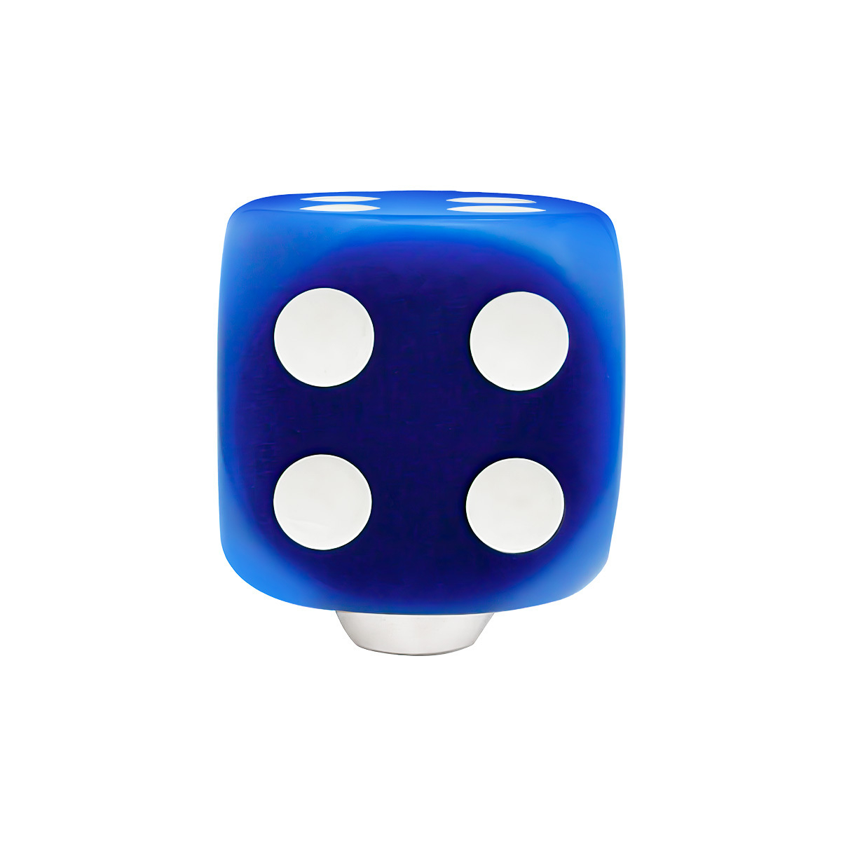 Blue Dice Gearshift Knob With Glow Dots - Thumbnail 2